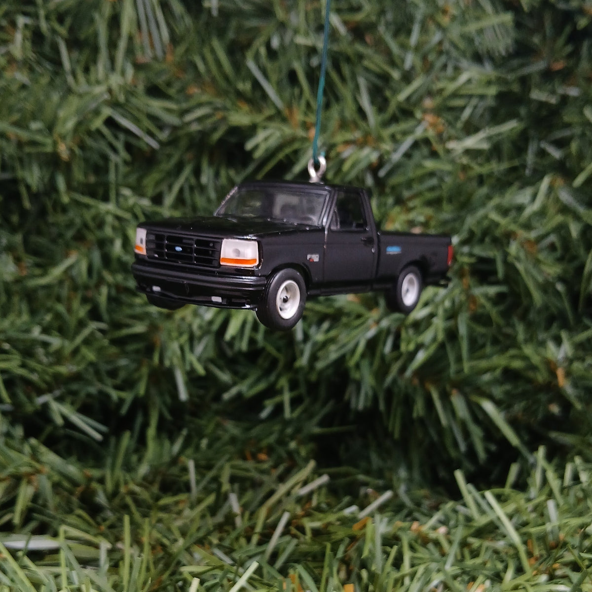 Ford F-150 Christmas Ornament 1994 F150 SVT Lightning Unique Gift Idea Xmas Decoration Black