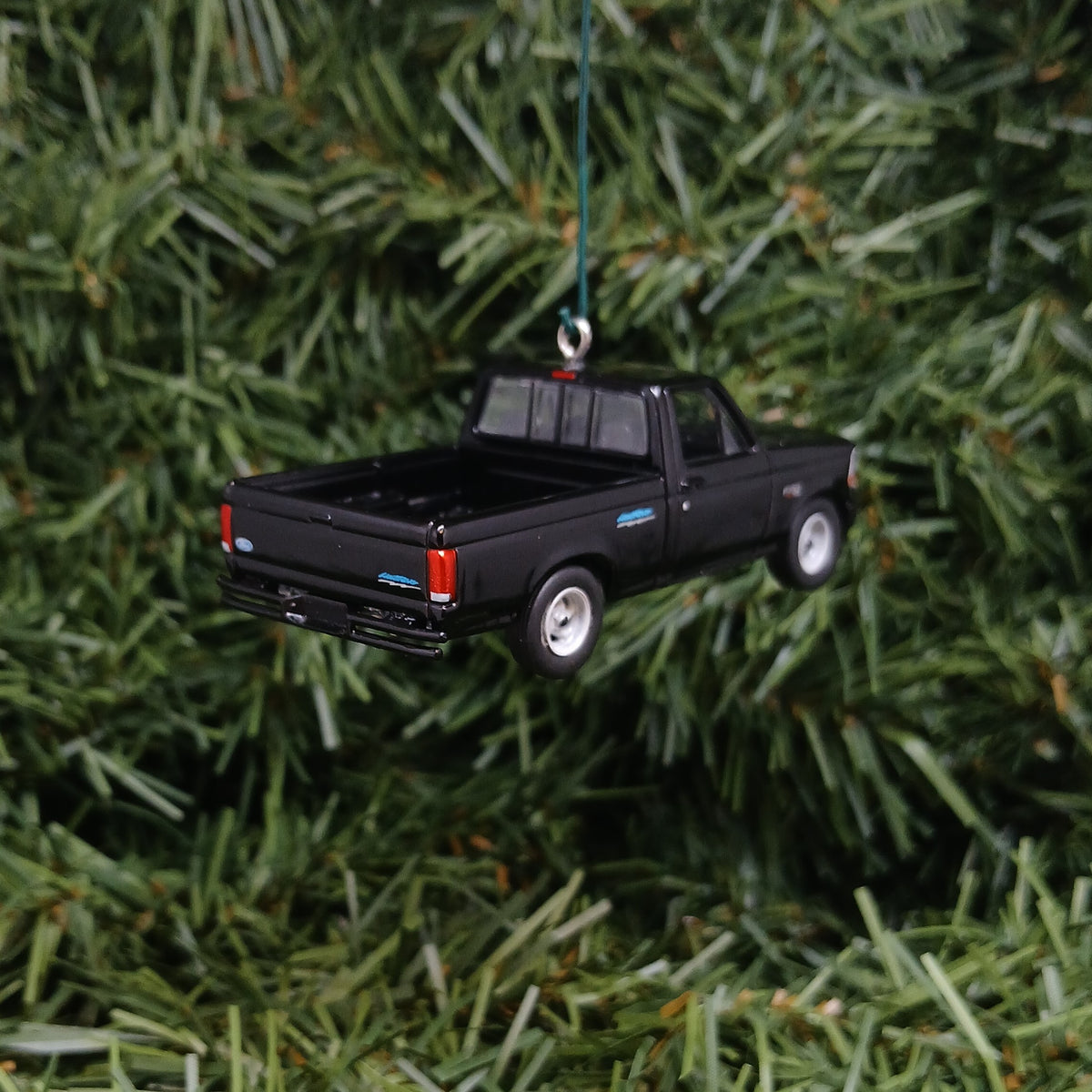 Ford F-150 Christmas Ornament 1994 F150 SVT Lightning Unique Gift Idea Xmas Decoration Black