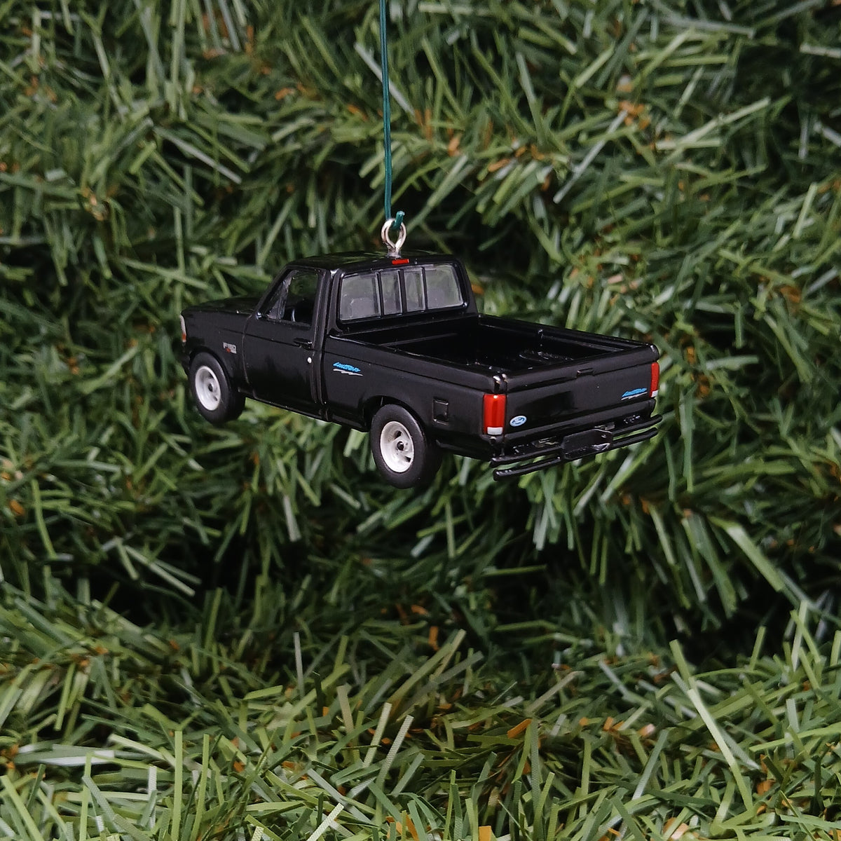 Ford F-150 Christmas Ornament 1994 F150 SVT Lightning Unique Gift Idea Xmas Decoration Black