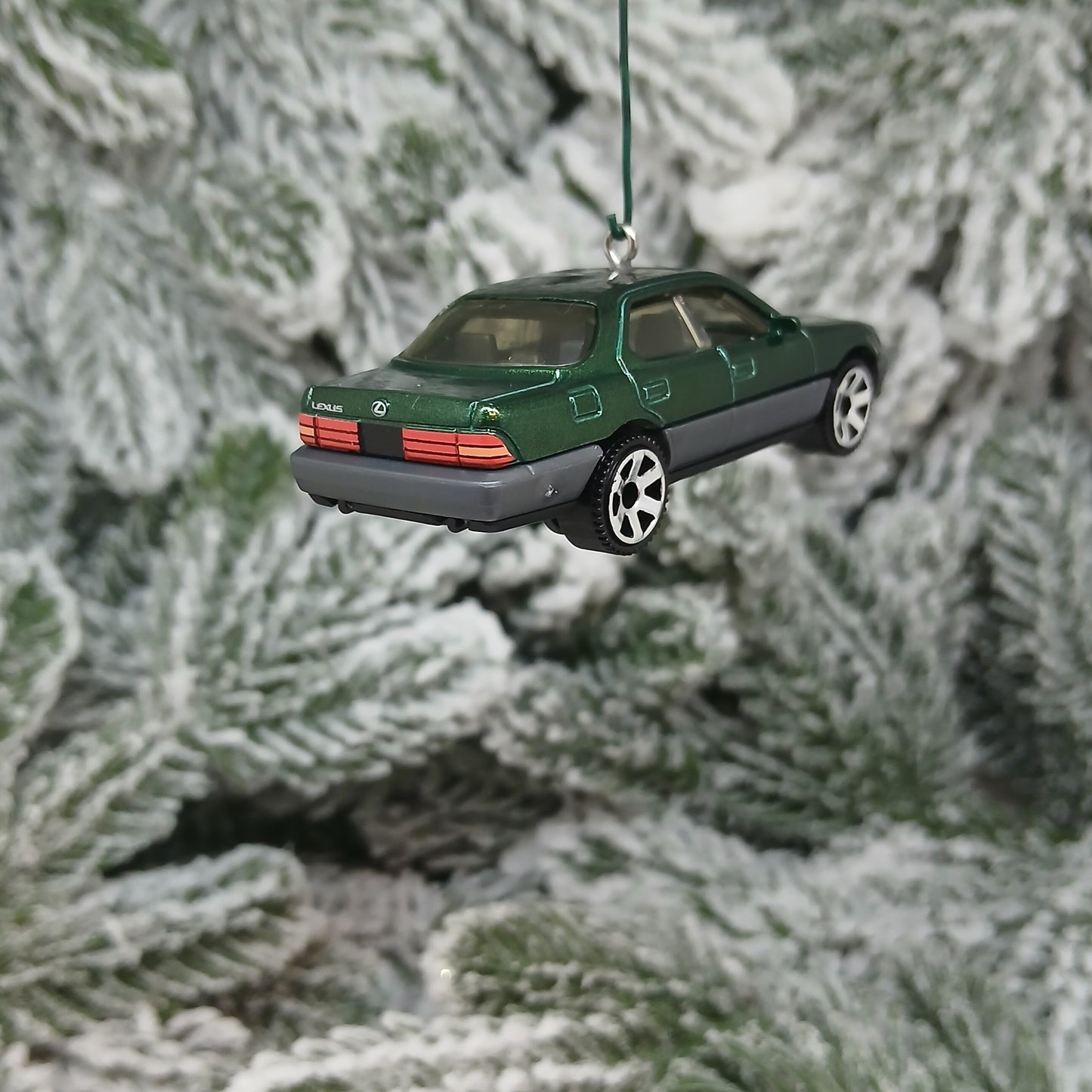LEXUS LS 400 Ornament Christmas Gift Xmas Tree Decoration Green Beige Black 1994