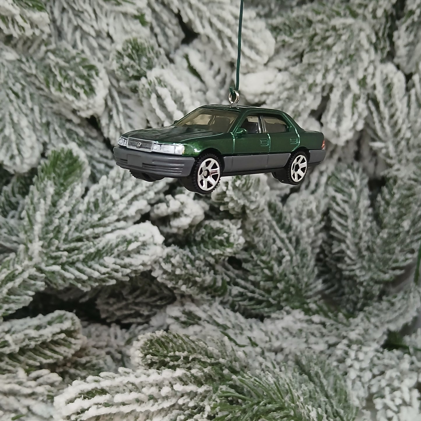 LEXUS LS 400 Ornament Christmas Gift Xmas Tree Decoration Green Beige Black 1994