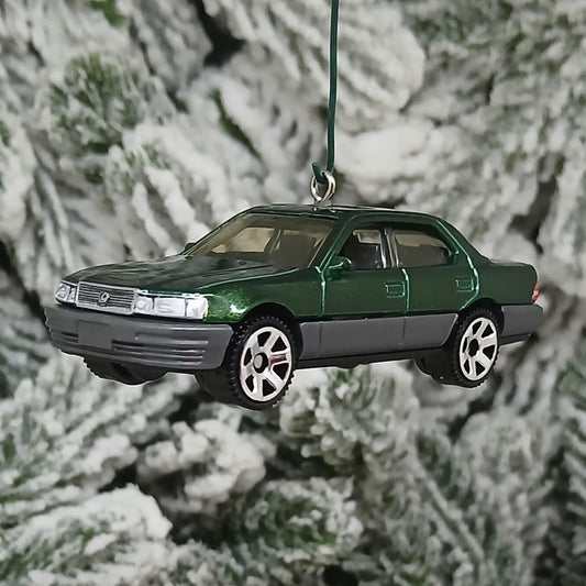 LEXUS LS 400 Ornament Christmas Gift Xmas Tree Decoration Green Beige Black 1994