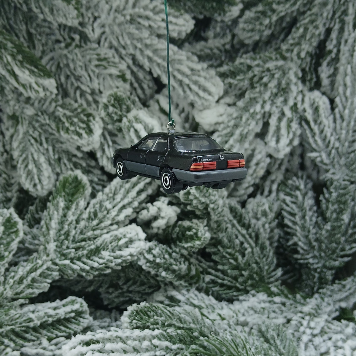 LEXUS LS 400 Ornament Christmas Gift Xmas Tree Decoration Green Beige Black 1994