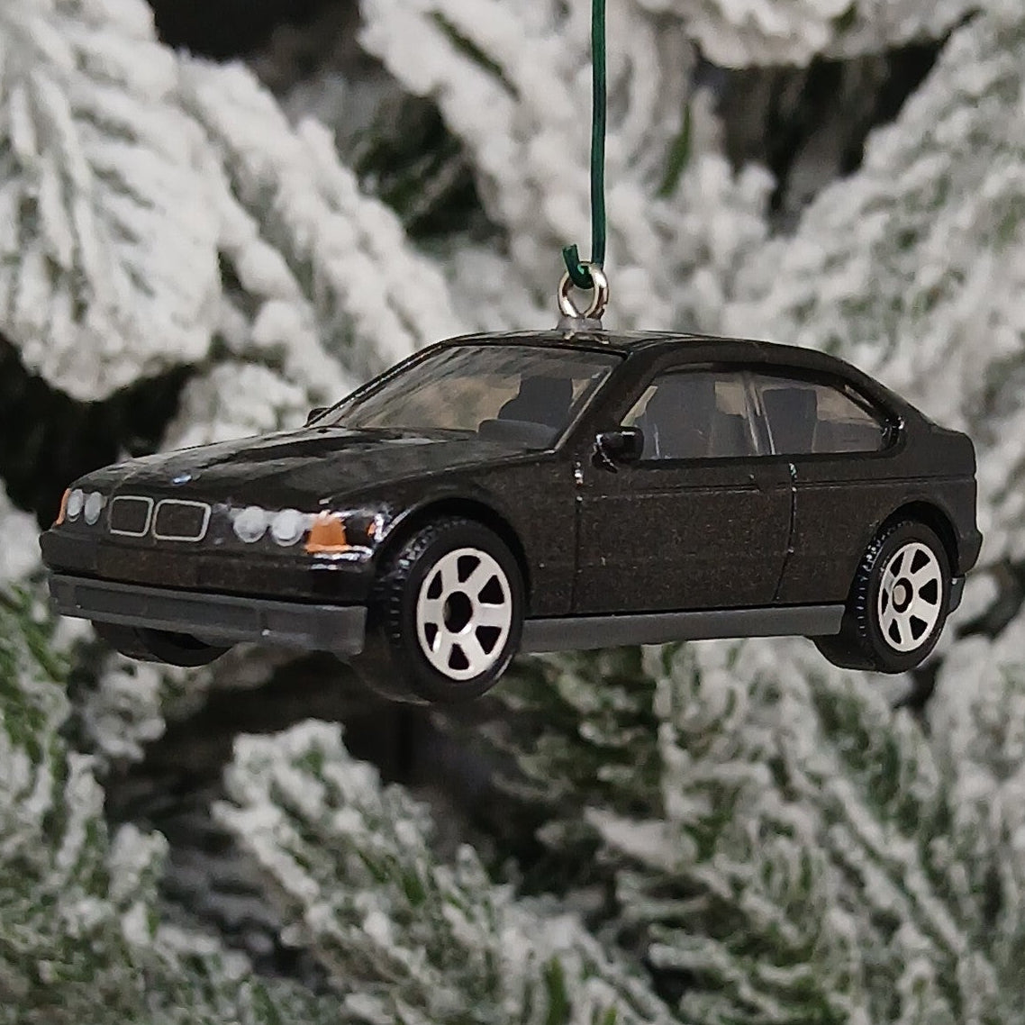 BMW 318TI Ornament Christmas Gift Unique Car Xmas Tree Decoration 1995 Hatchback Black