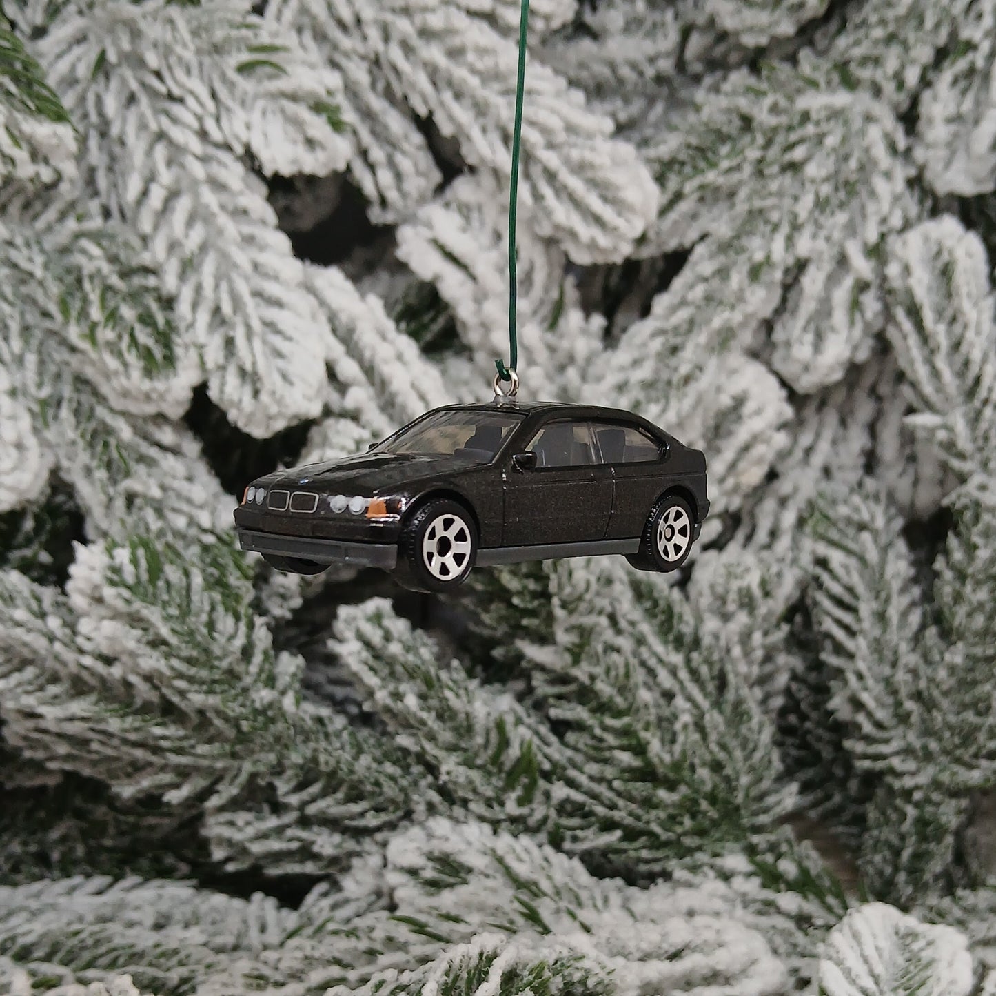BMW 318TI Ornament Christmas Gift Unique Car Xmas Tree Decoration 1995 Hatchback Black
