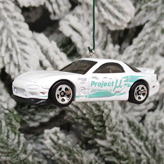 Mazda 1995 RX-7 Christmas Ornament Fun Gift Idea Unique Xmas Tree Decoration RX7