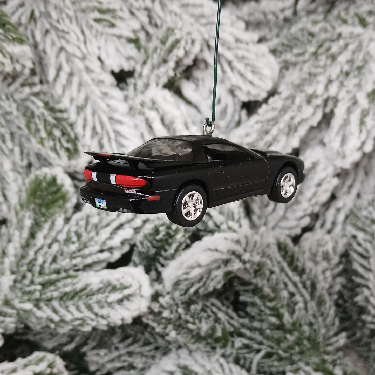 Pontiac Firebird Ornament 1997 Christmas Tree Decoration Trans Am WS6 Unique Xmas Gift Black Nicely Detailed