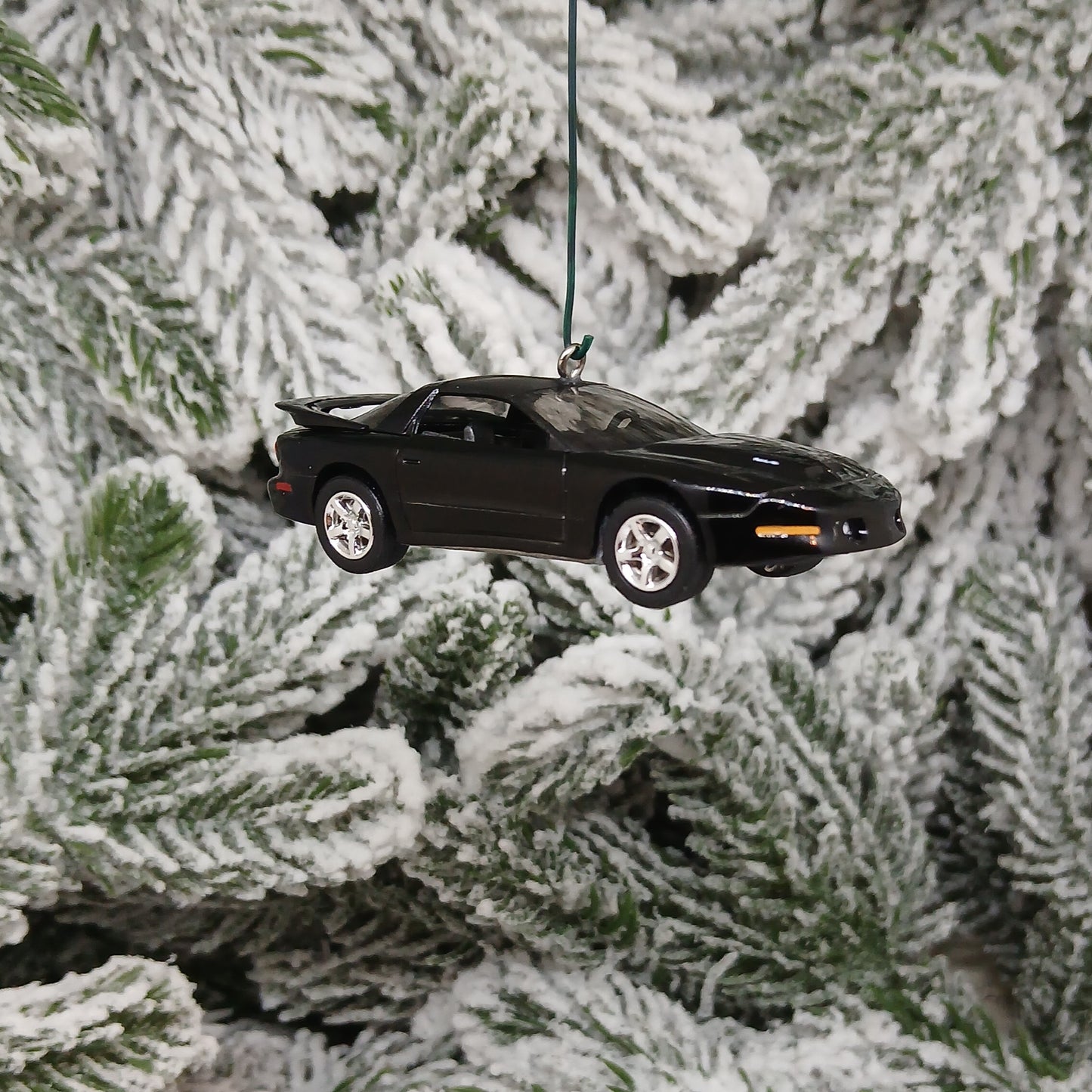 Pontiac Firebird Ornament 1997 Christmas Tree Decoration Trans Am WS6 Unique Xmas Gift Black Nicely Detailed