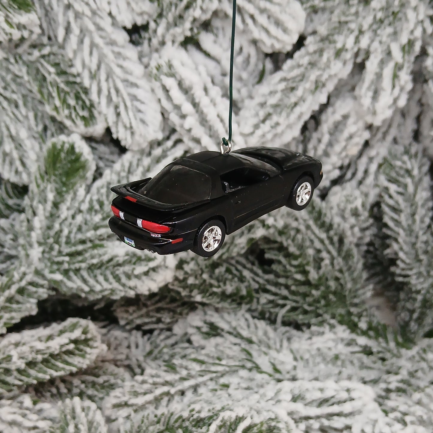 Pontiac Firebird Ornament 1997 Christmas Tree Decoration Trans Am WS6 Unique Xmas Gift Black Nicely Detailed