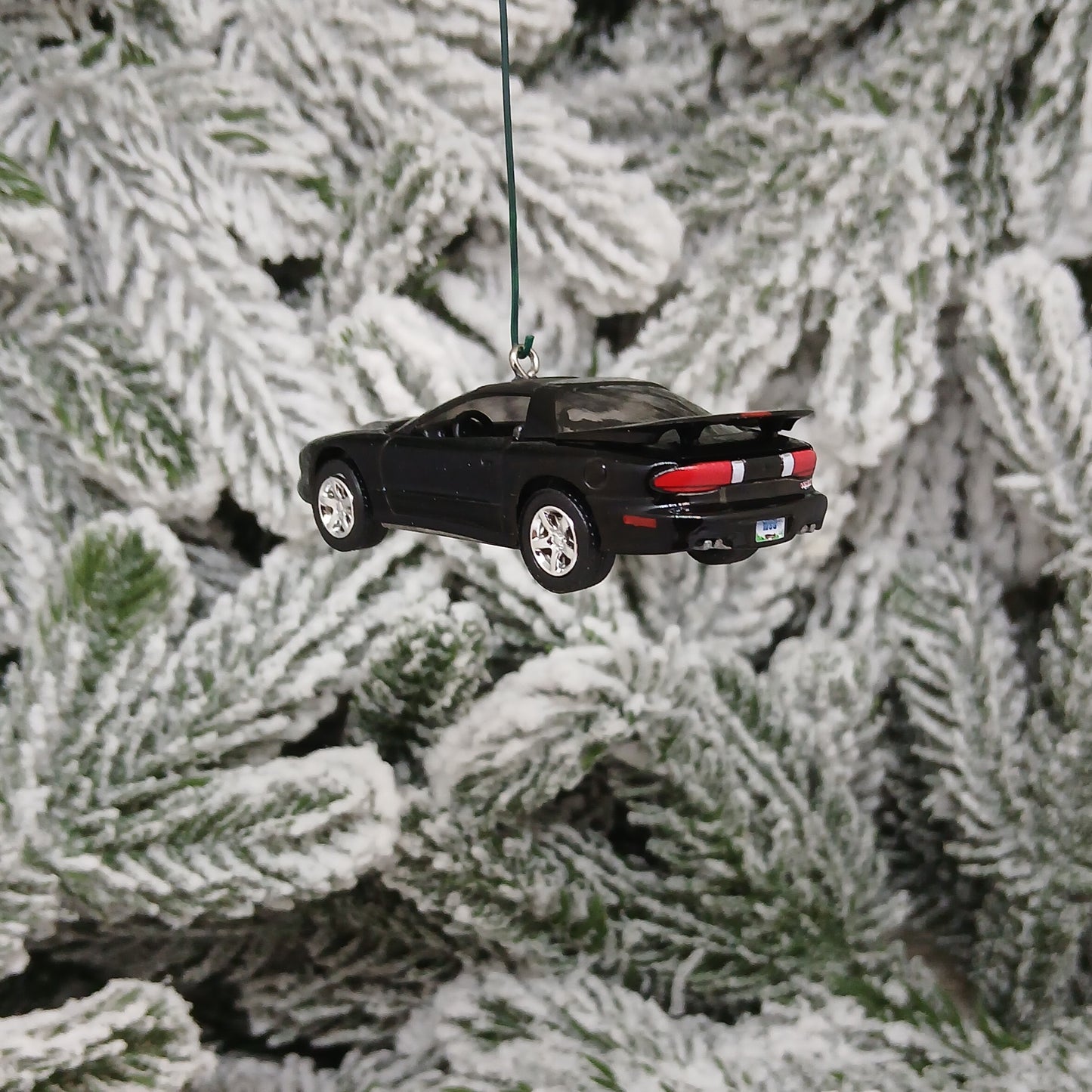 Pontiac Firebird Ornament 1997 Christmas Tree Decoration Trans Am WS6 Unique Xmas Gift Black Nicely Detailed