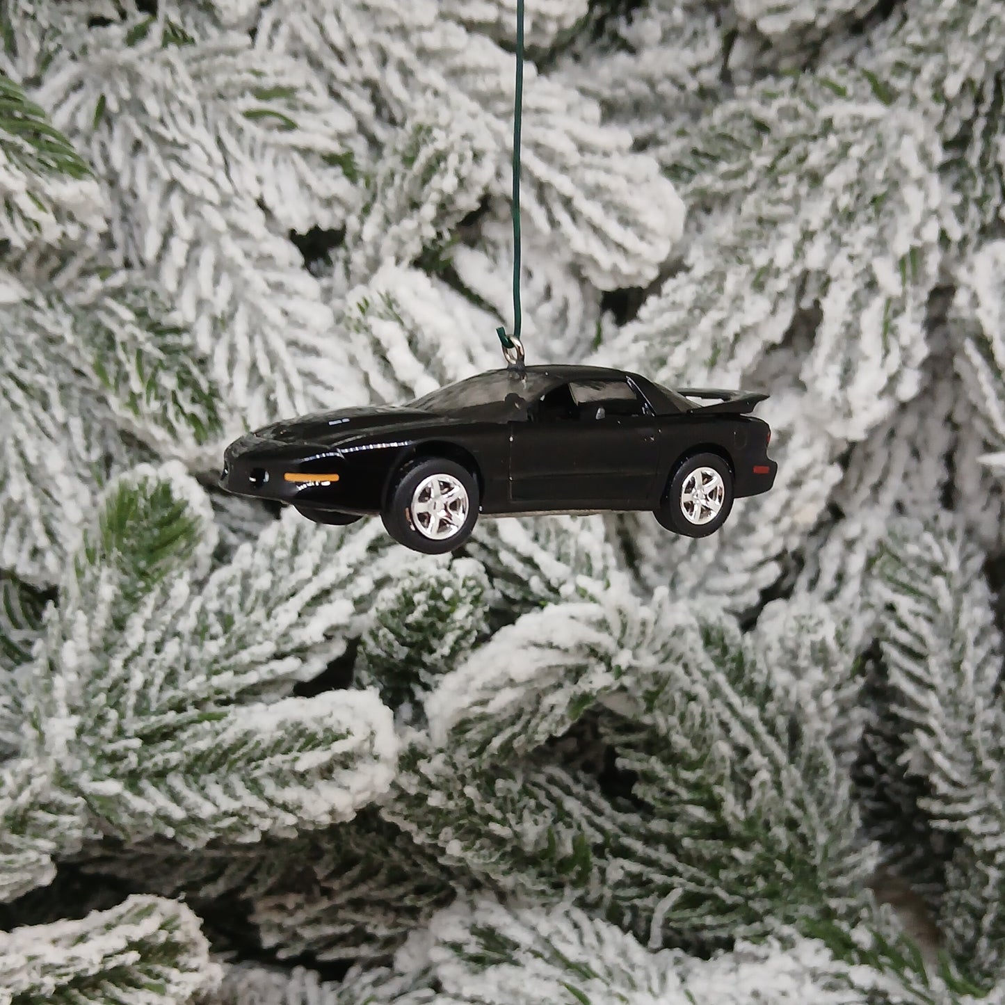 Pontiac Firebird Ornament 1997 Christmas Tree Decoration Trans Am WS6 Unique Xmas Gift Black Nicely Detailed