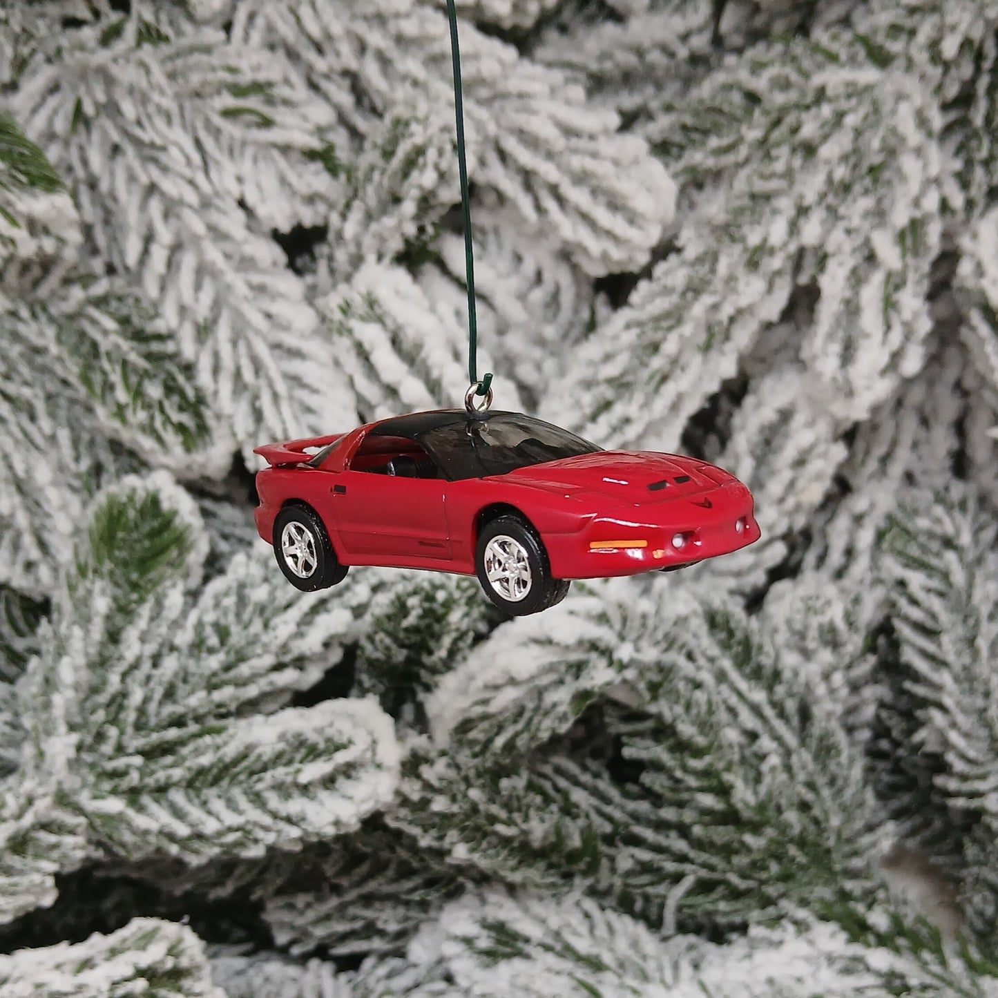Pontiac Firebird Ornament 1997 Christmas Tree Decoration Trans Am WS6 Unique Xmas Gift Red Nicely Detailed