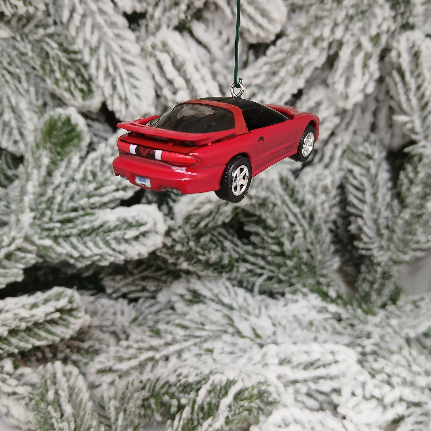 Pontiac Firebird Ornament 1997 Christmas Tree Decoration Trans Am WS6 Unique Xmas Gift Red Nicely Detailed