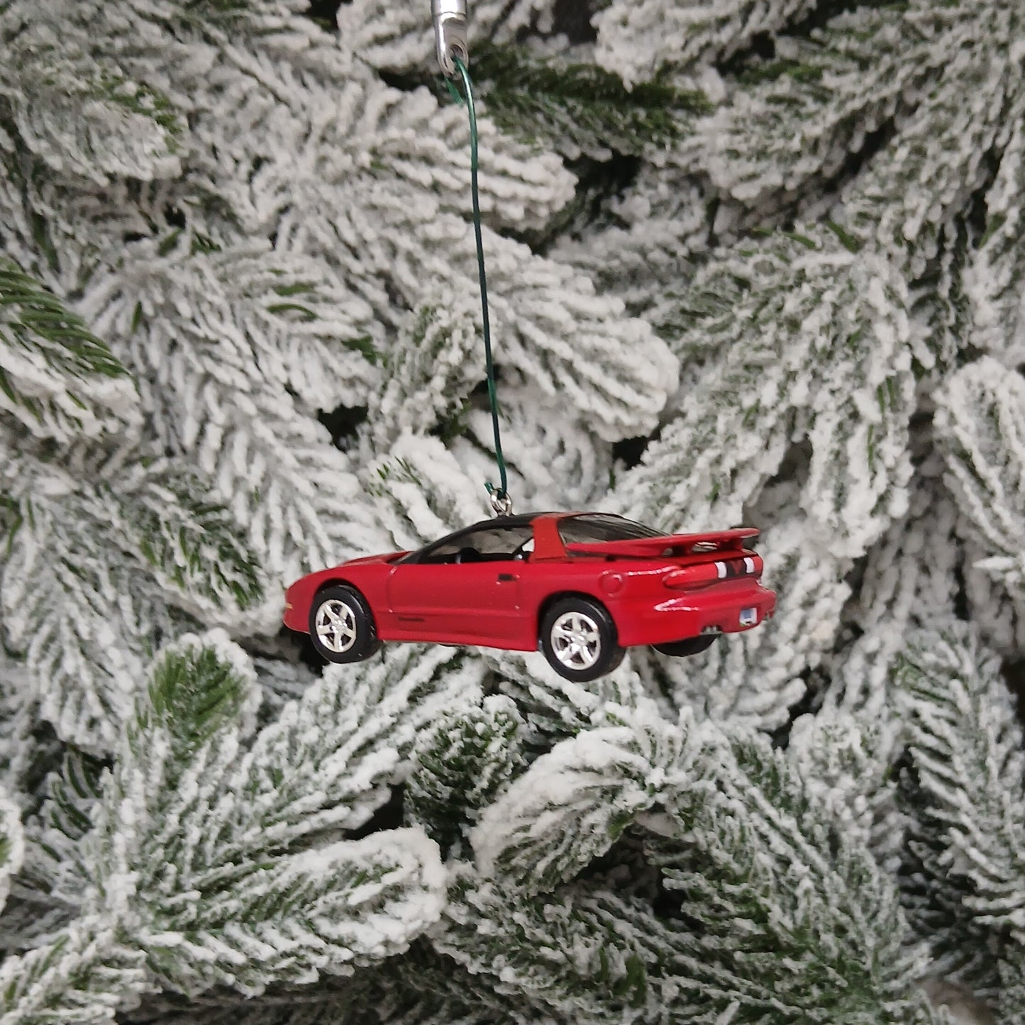 Pontiac Firebird Ornament 1997 Christmas Tree Decoration Trans Am WS6 Unique Xmas Gift Red Nicely Detailed
