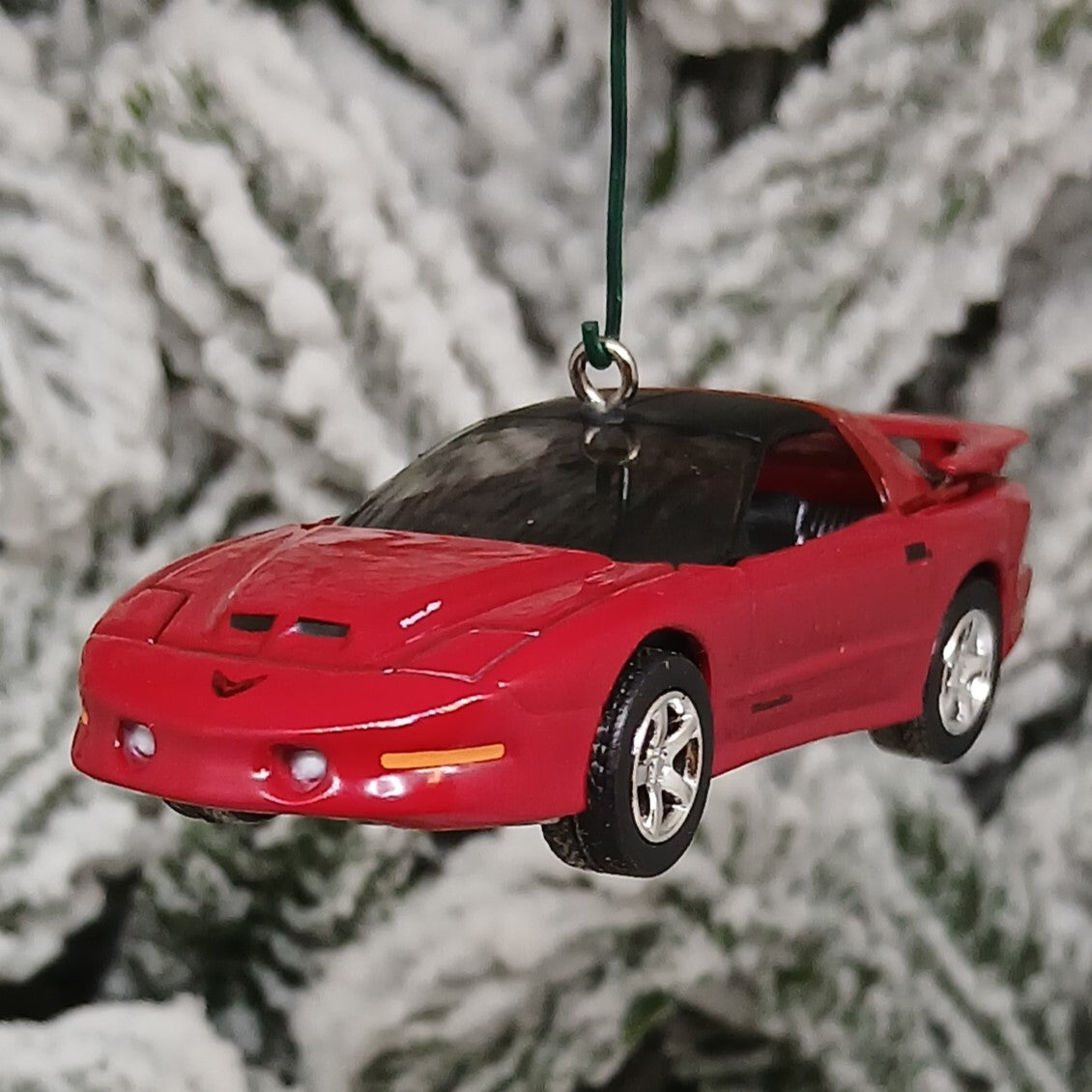 Pontiac Firebird Ornament 1997 Christmas Tree Decoration Trans Am WS6 Unique Xmas Gift Red Nicely Detailed