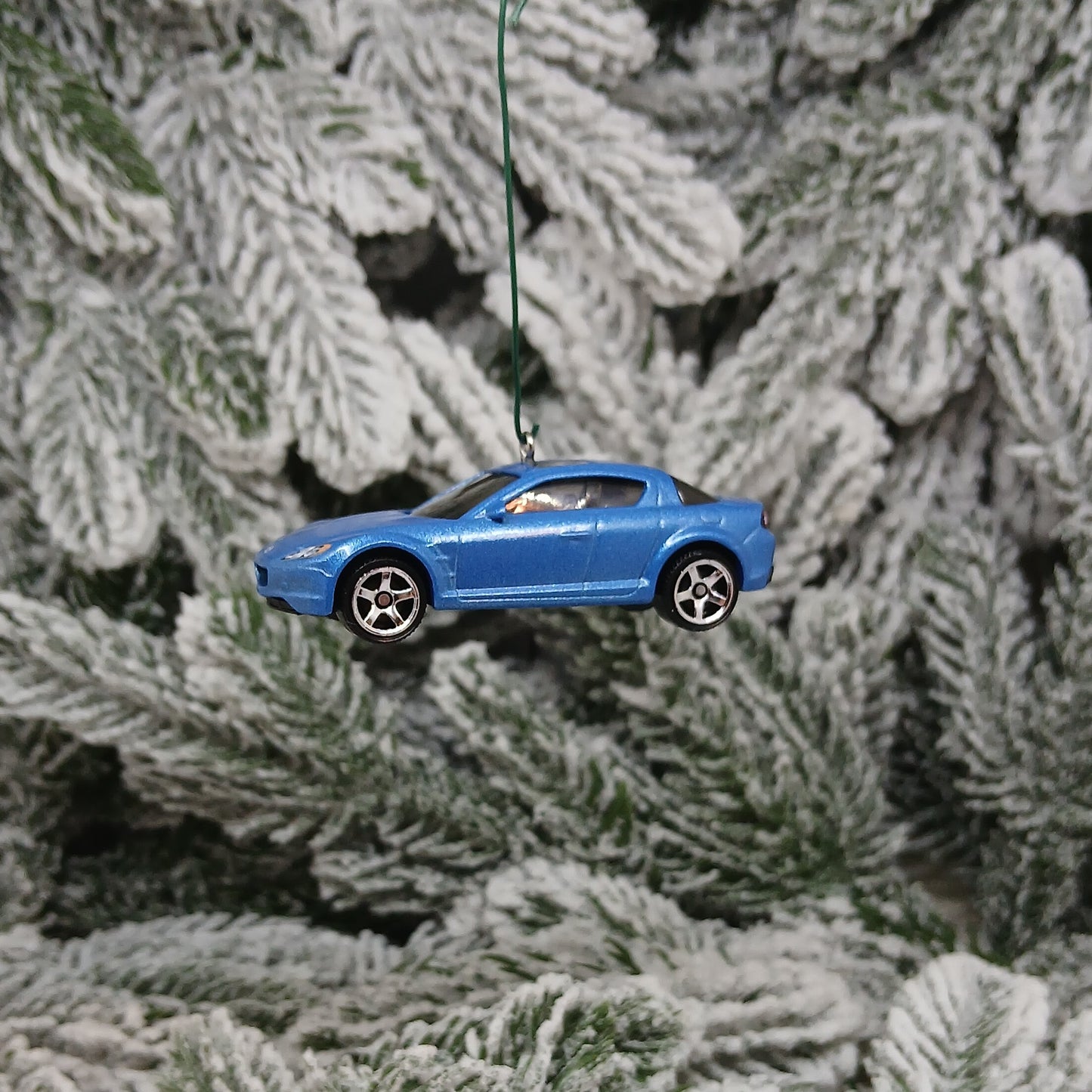Mazda RX-8 Ornament 2004 Christmas Tree Decoration Unique Xmas Gift Idea Blue Black 2003-2008 RX8 (Copy)