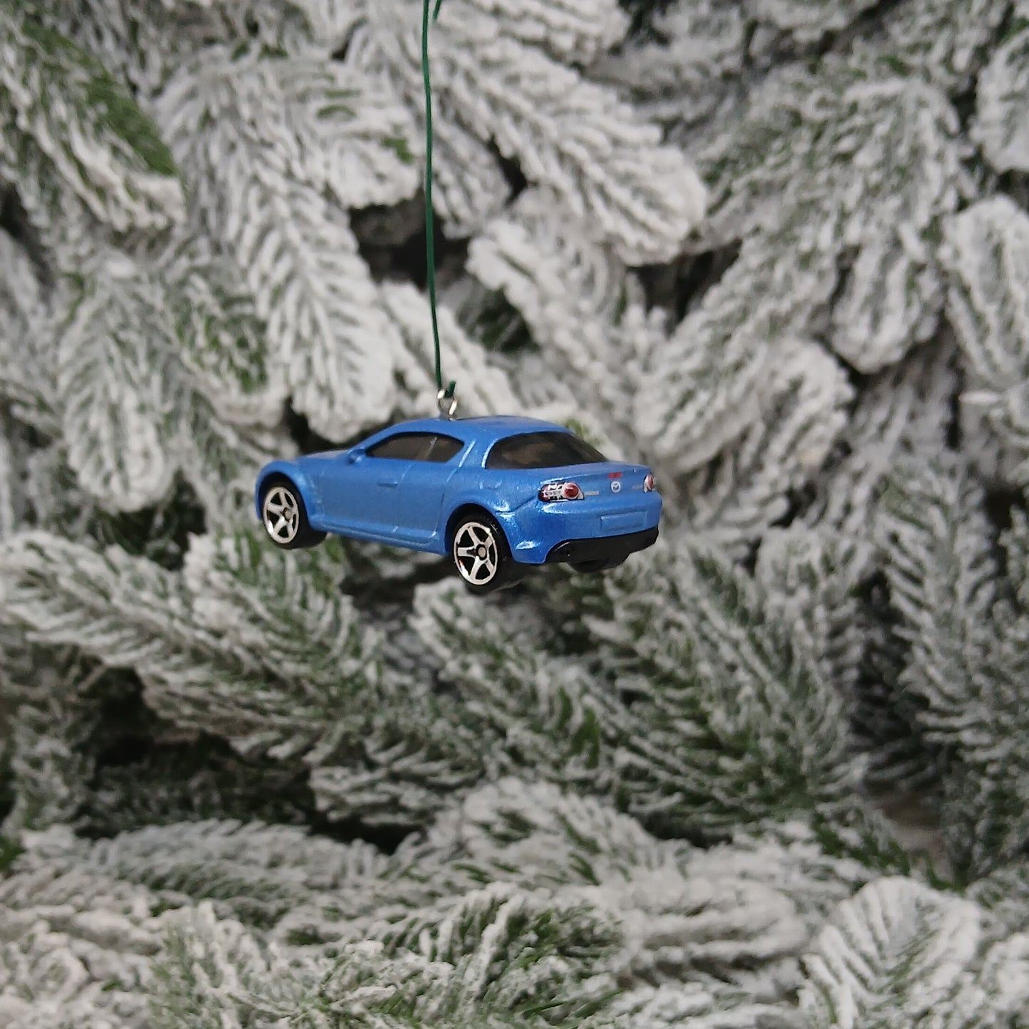 Mazda RX-8 Ornament 2004 Christmas Tree Decoration Unique Xmas Gift Idea Blue Black 2003-2008 RX8 (Copy)
