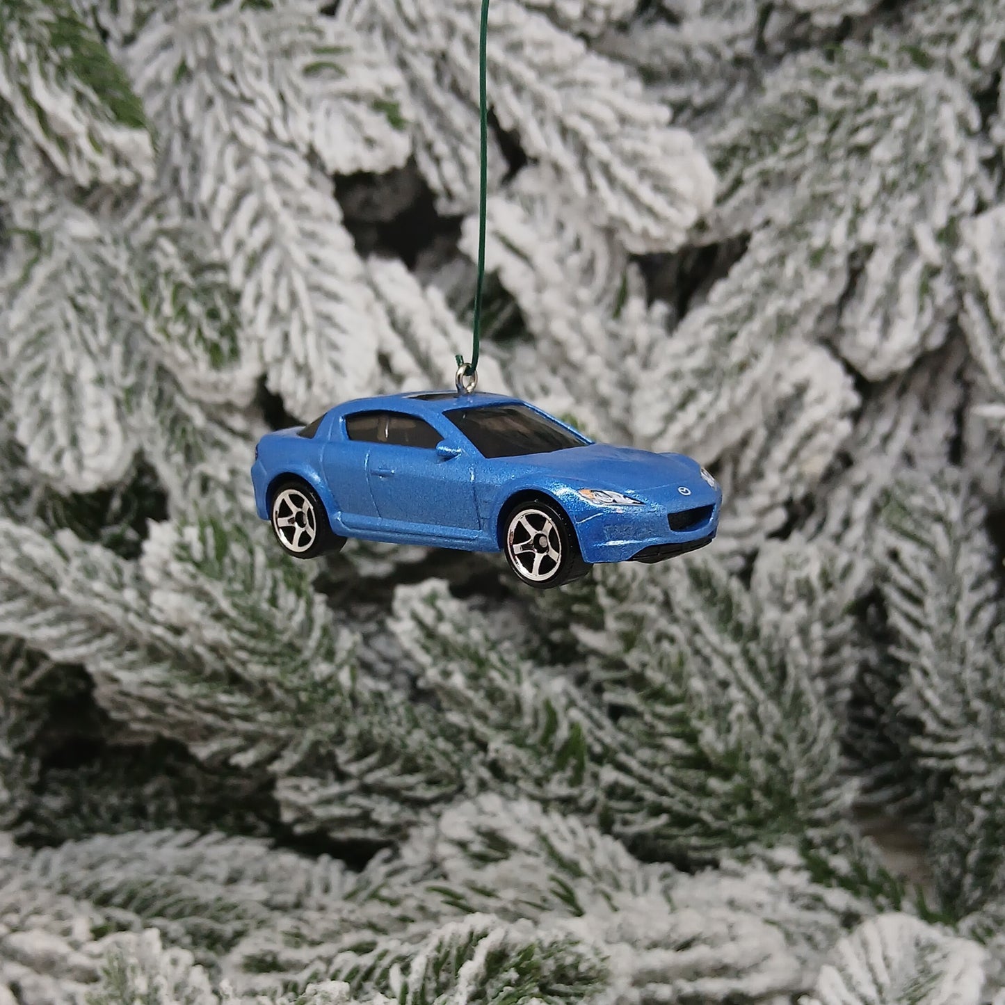Mazda RX-8 Ornament 2004 Christmas Tree Decoration Unique Xmas Gift Idea Blue Black 2003-2008 RX8 (Copy)