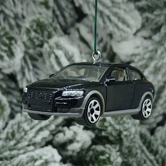 Volvo C30 Ornament Christmas Tree Decoration Unique Gift 2007-2009 Black