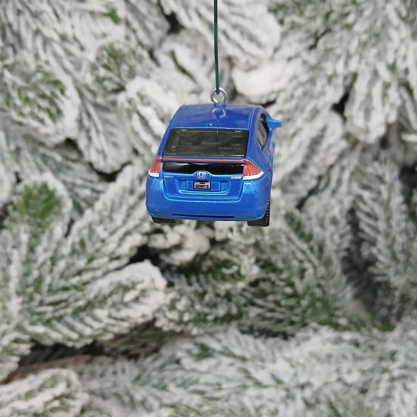 HONDA 2010 Insight Christmas Ornament Unique Gift Idea Red White Silver Blue