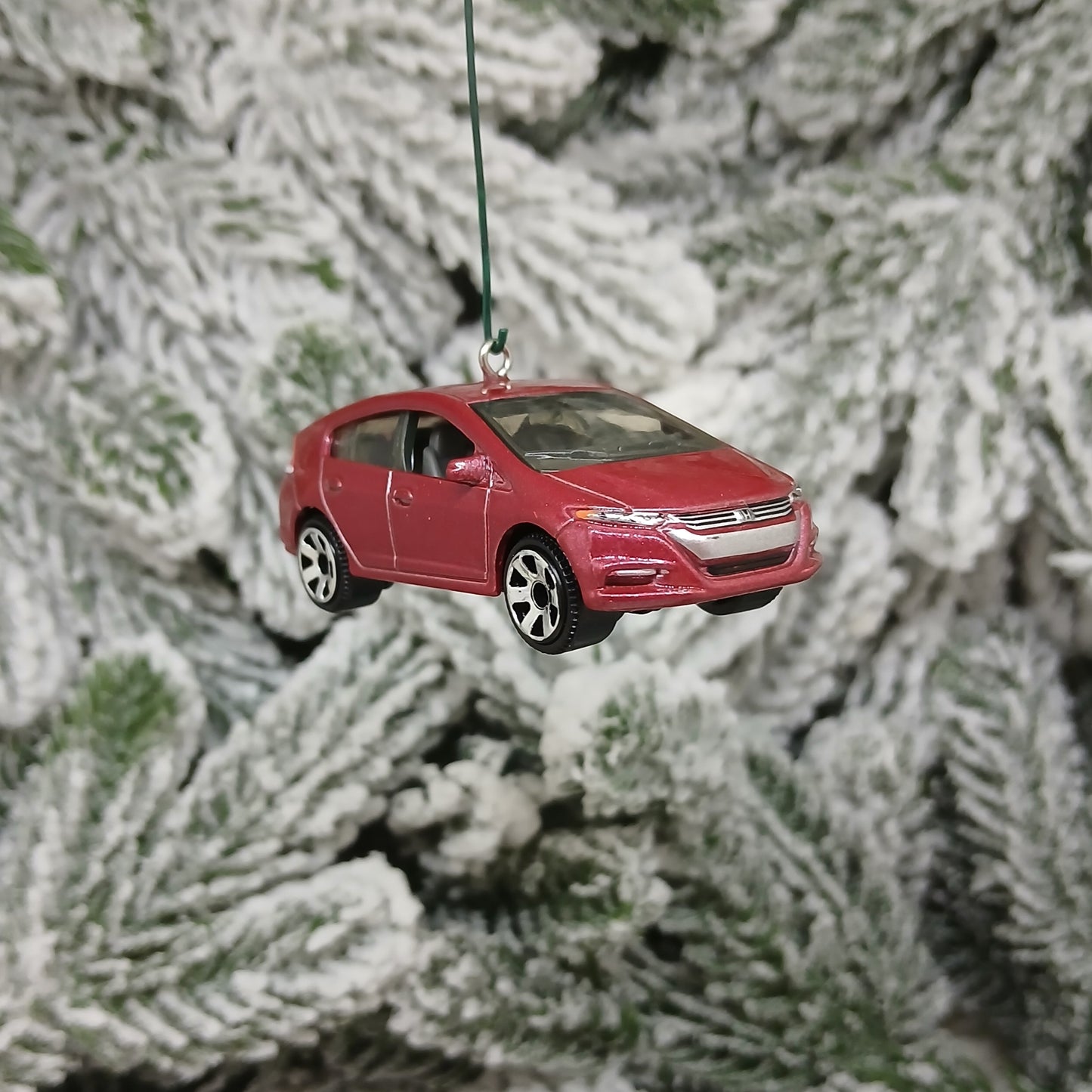 HONDA 2010 Insight Christmas Ornament Unique Gift Idea Red White Silver Blue