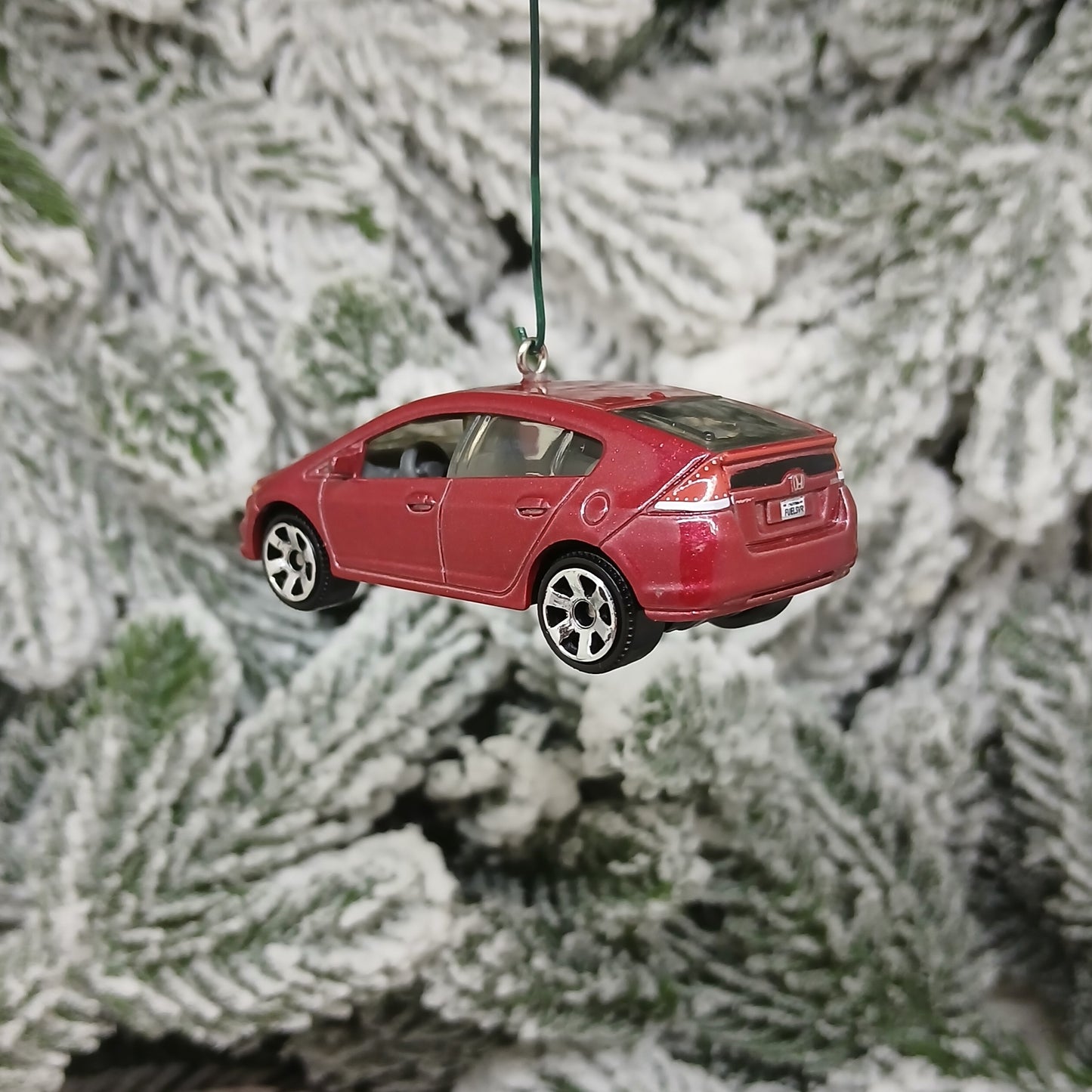 HONDA 2010 Insight Christmas Ornament Unique Gift Idea Red White Silver Blue