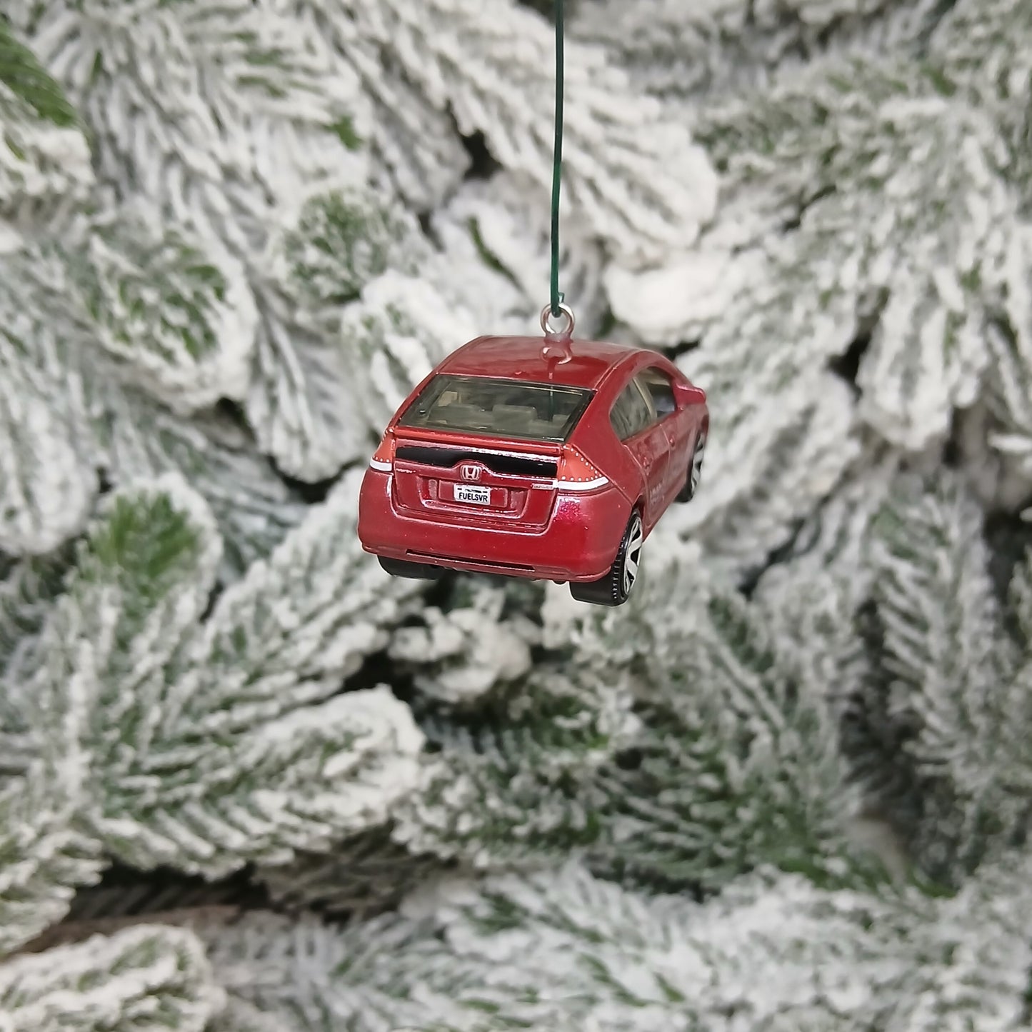 HONDA 2010 Insight Christmas Ornament Unique Gift Idea Red White Silver Blue