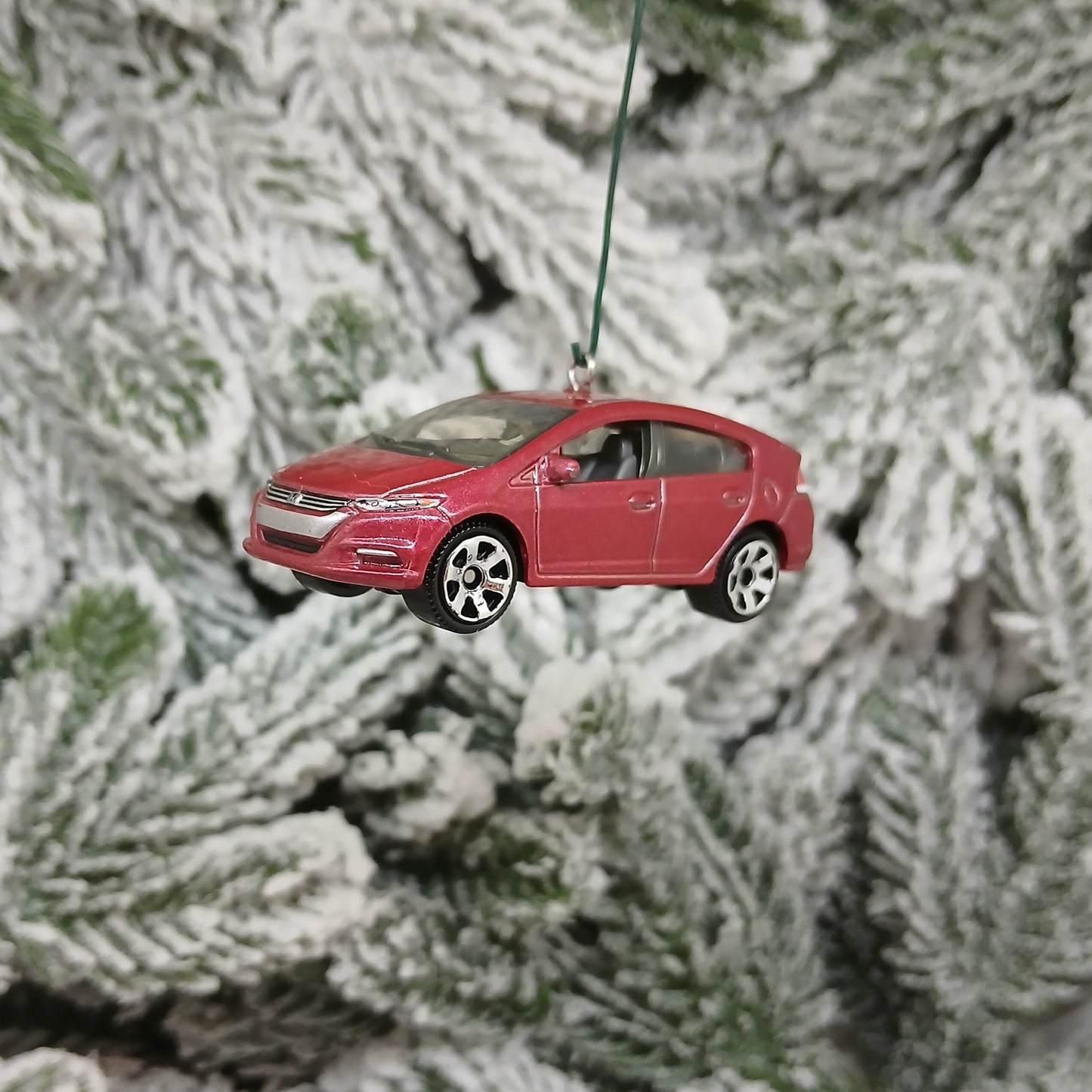 HONDA 2010 Insight Christmas Ornament Unique Gift Idea Red White Silver Blue