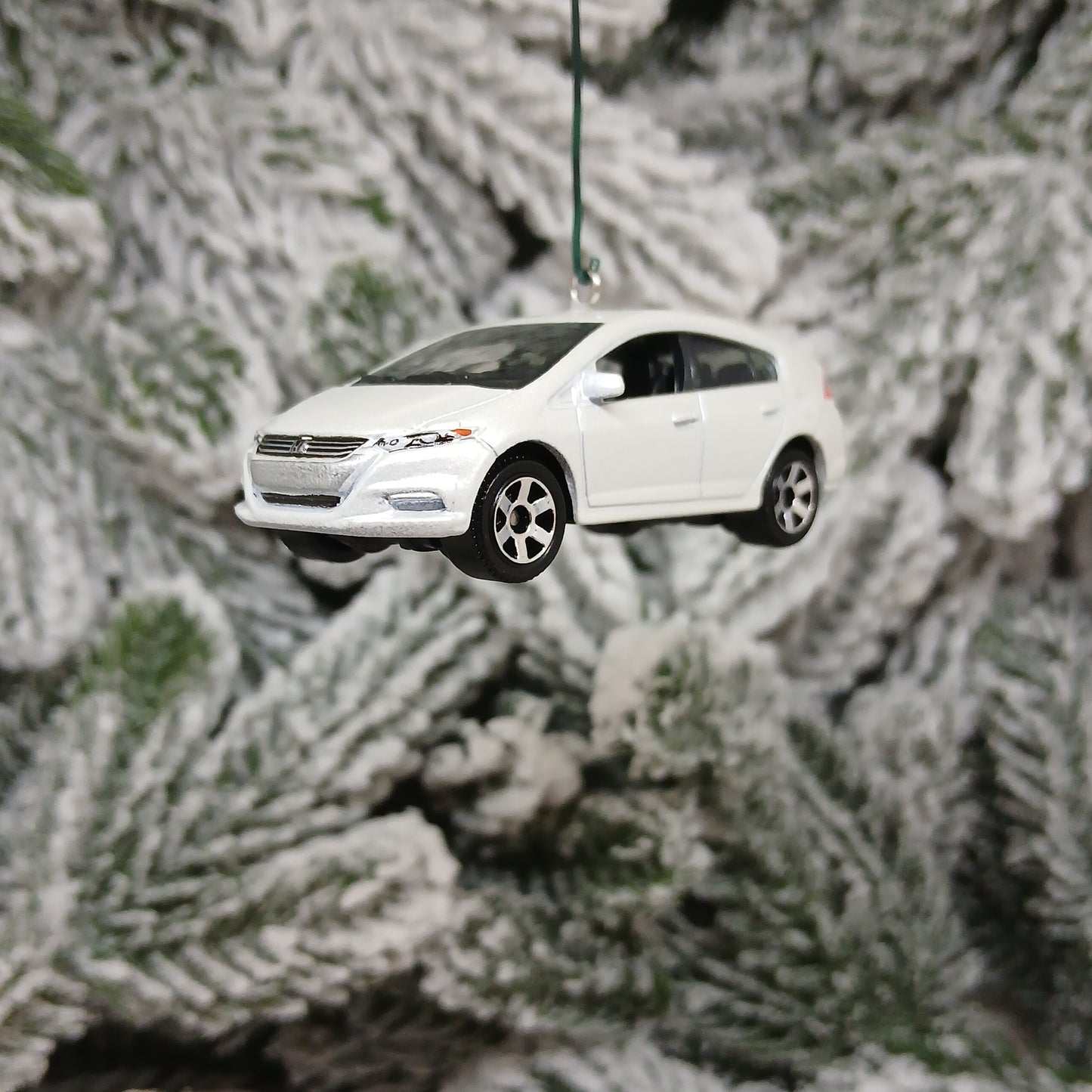 HONDA 2010 Insight Christmas Ornament Unique Gift Idea Red White Silver Blue