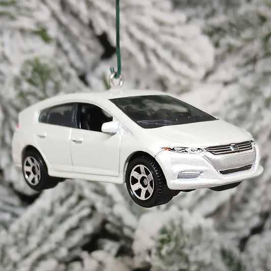 HONDA 2010 Insight Christmas Ornament Unique Gift Idea Red White Silver Blue