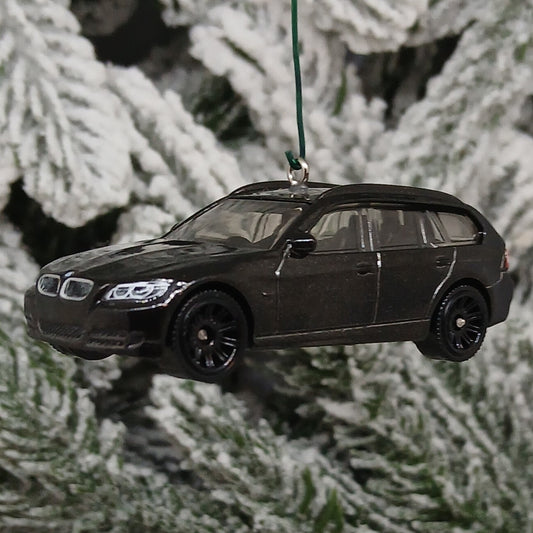 BMW 3 Series TOURING 2012 Christmas Gift Idea Unique Car Xmas Tree Decoration 2013-2016 Black