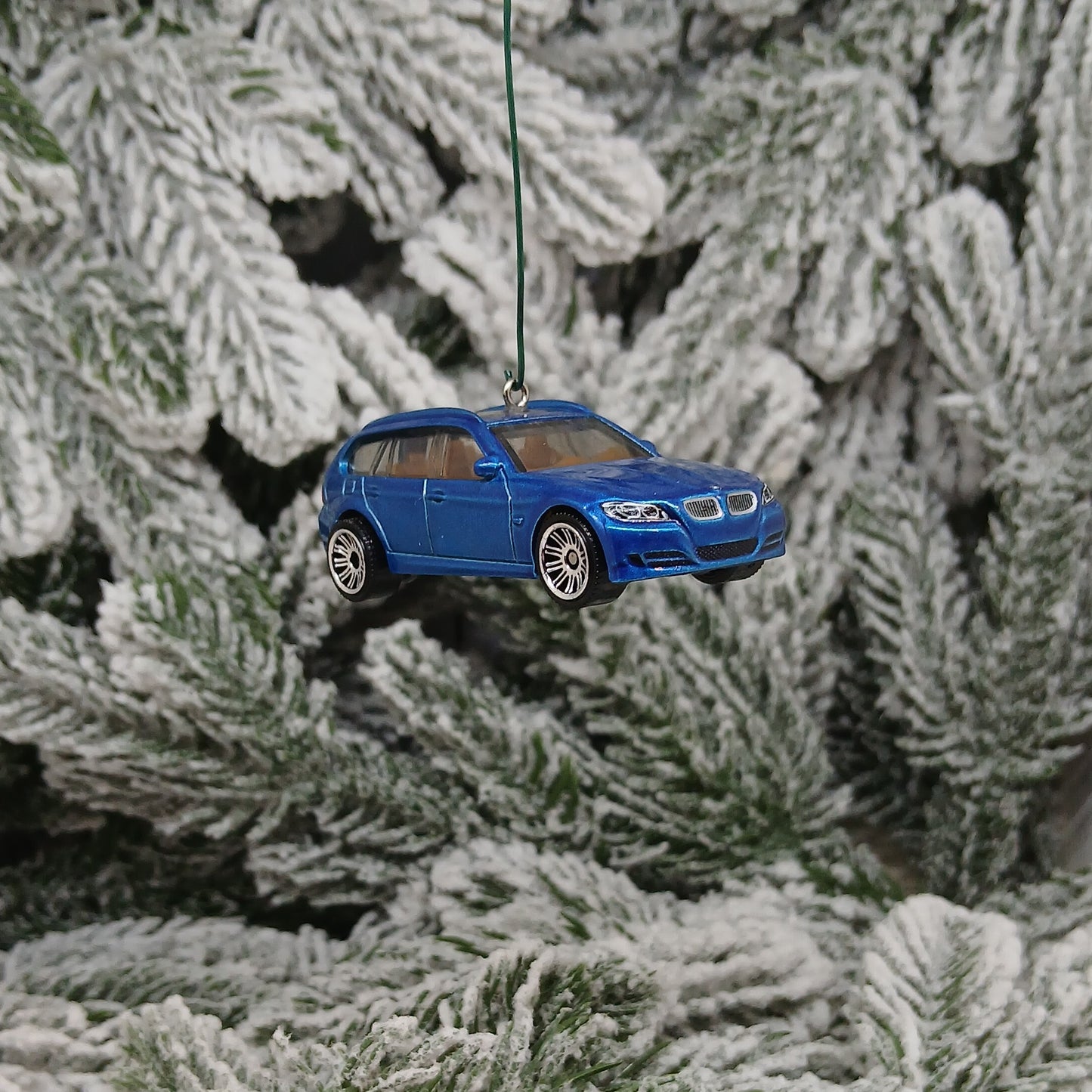 BMW 3 Series TOURING 2012 Christmas Gift Idea Unique Car Xmas Tree Decoration 2013-2016 Blue