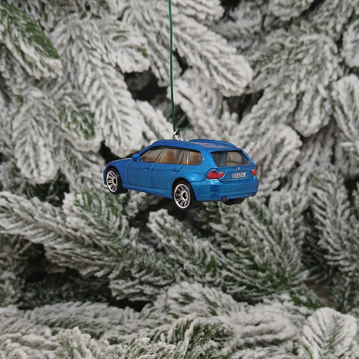 BMW 3 Series TOURING 2012 Christmas Gift Idea Unique Car Xmas Tree Decoration 2013-2016 Blue