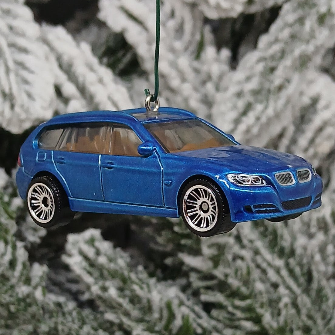 BMW 3 Series TOURING 2012 Christmas Gift Idea Unique Car Xmas Tree Decoration 2013-2016 Blue