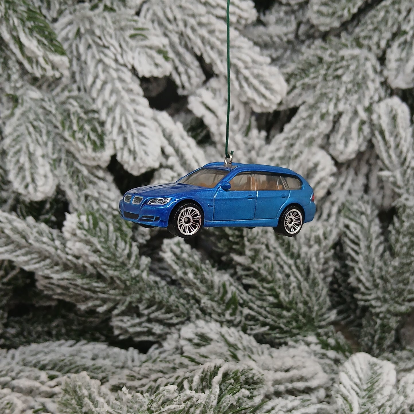 BMW 3 Series TOURING 2012 Christmas Gift Idea Unique Car Xmas Tree Decoration 2013-2016 Blue