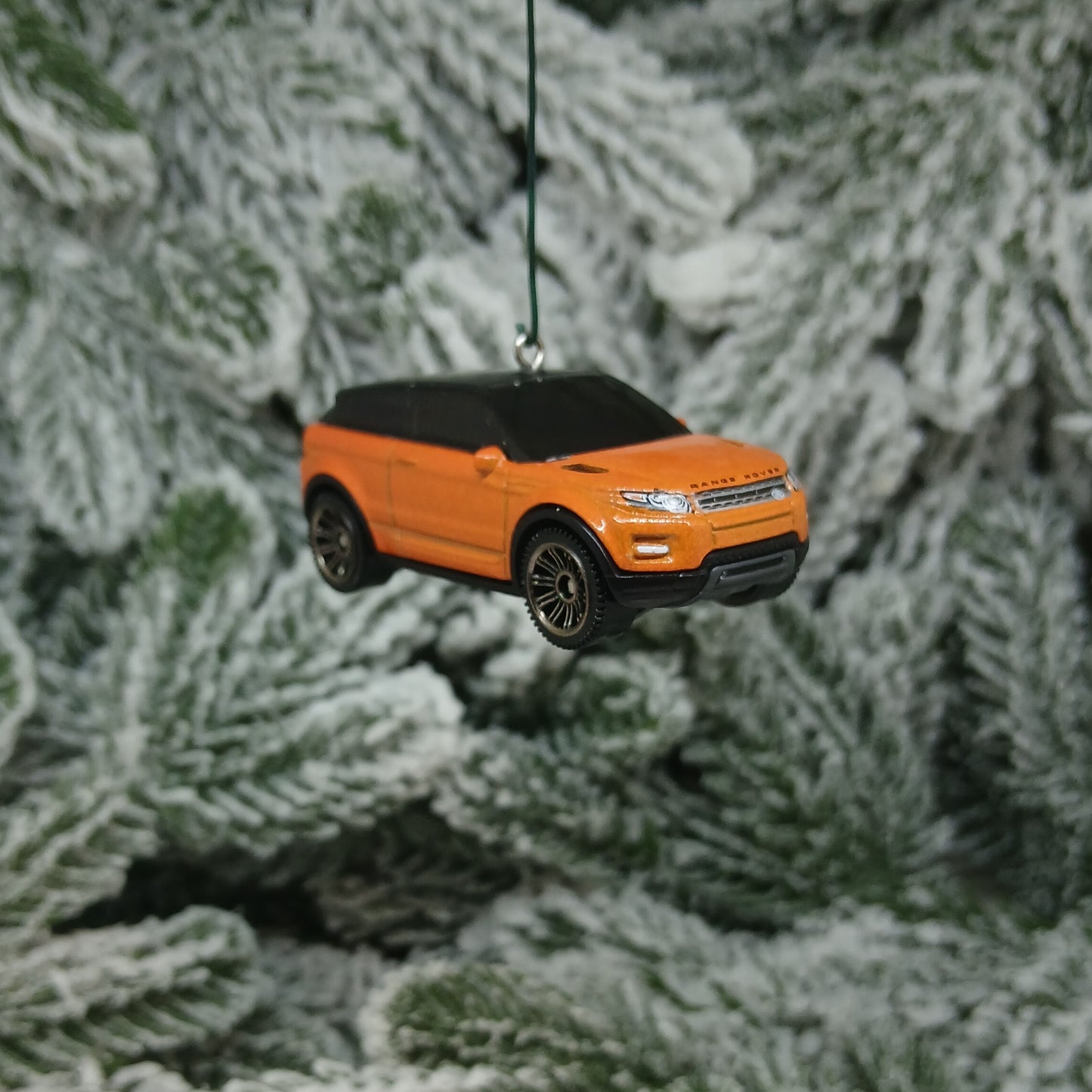 Range Rover 2015 Evoque Ornament Christmas Tree Gift SUV 2012-2018 Orange Red