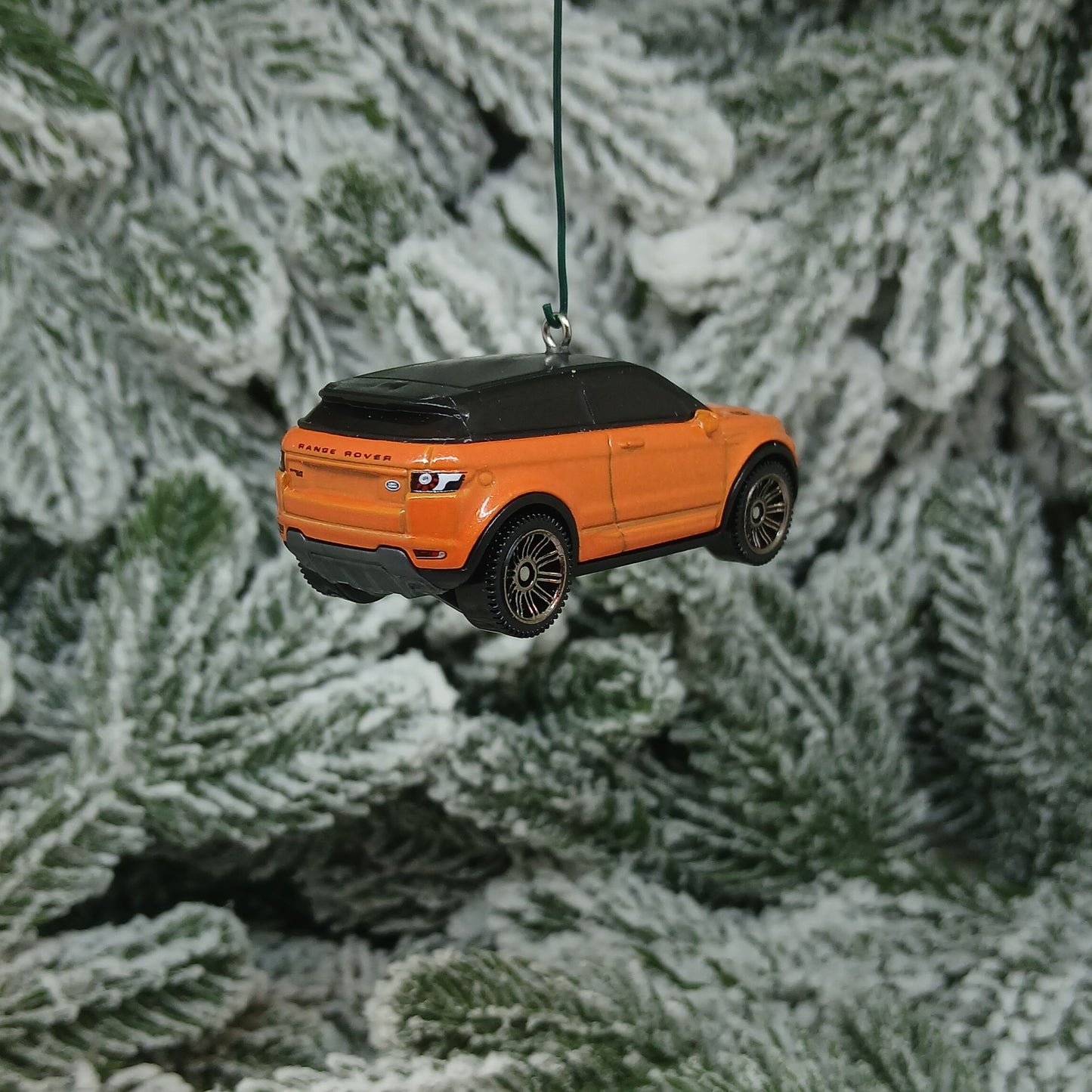 Range Rover 2015 Evoque Ornament Christmas Tree Gift SUV 2012-2018 Orange Red