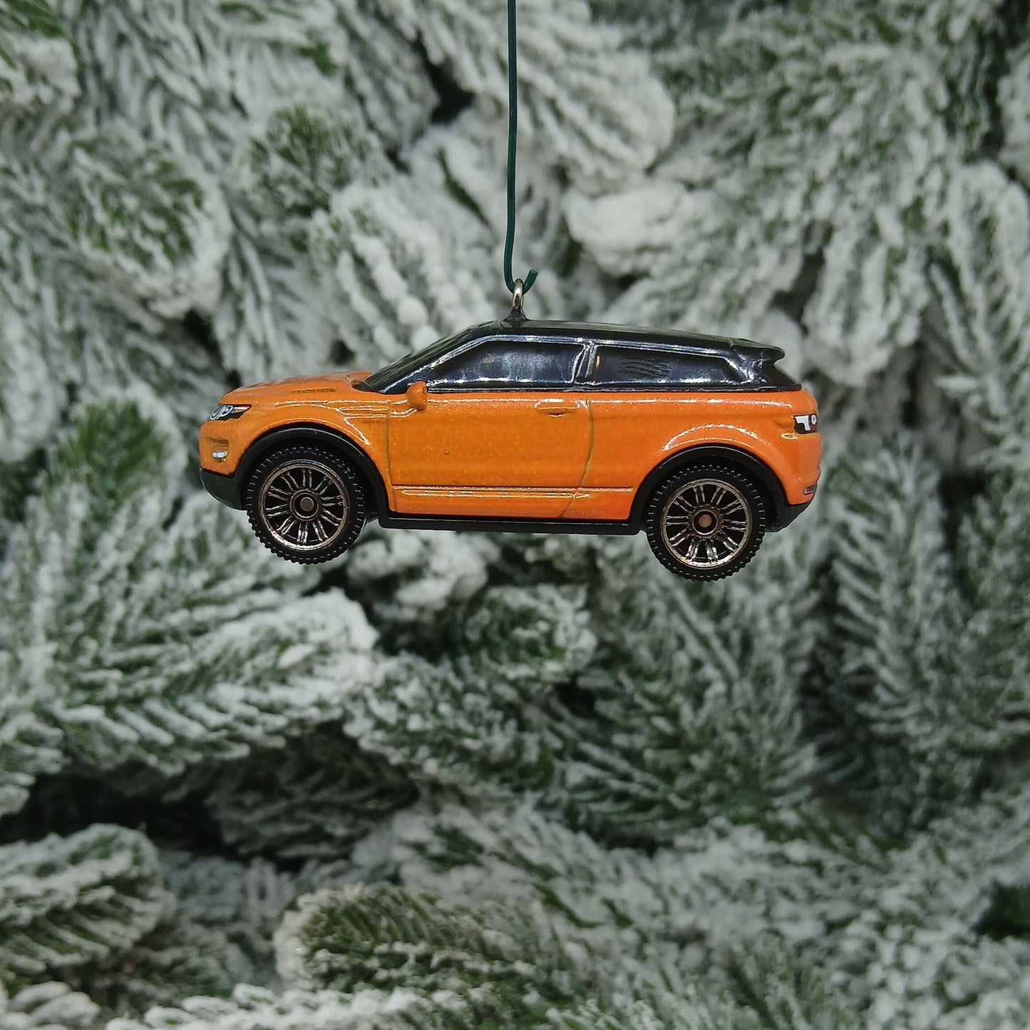 Range Rover 2015 Evoque Ornament Christmas Tree Gift SUV 2012-2018 Orange Red