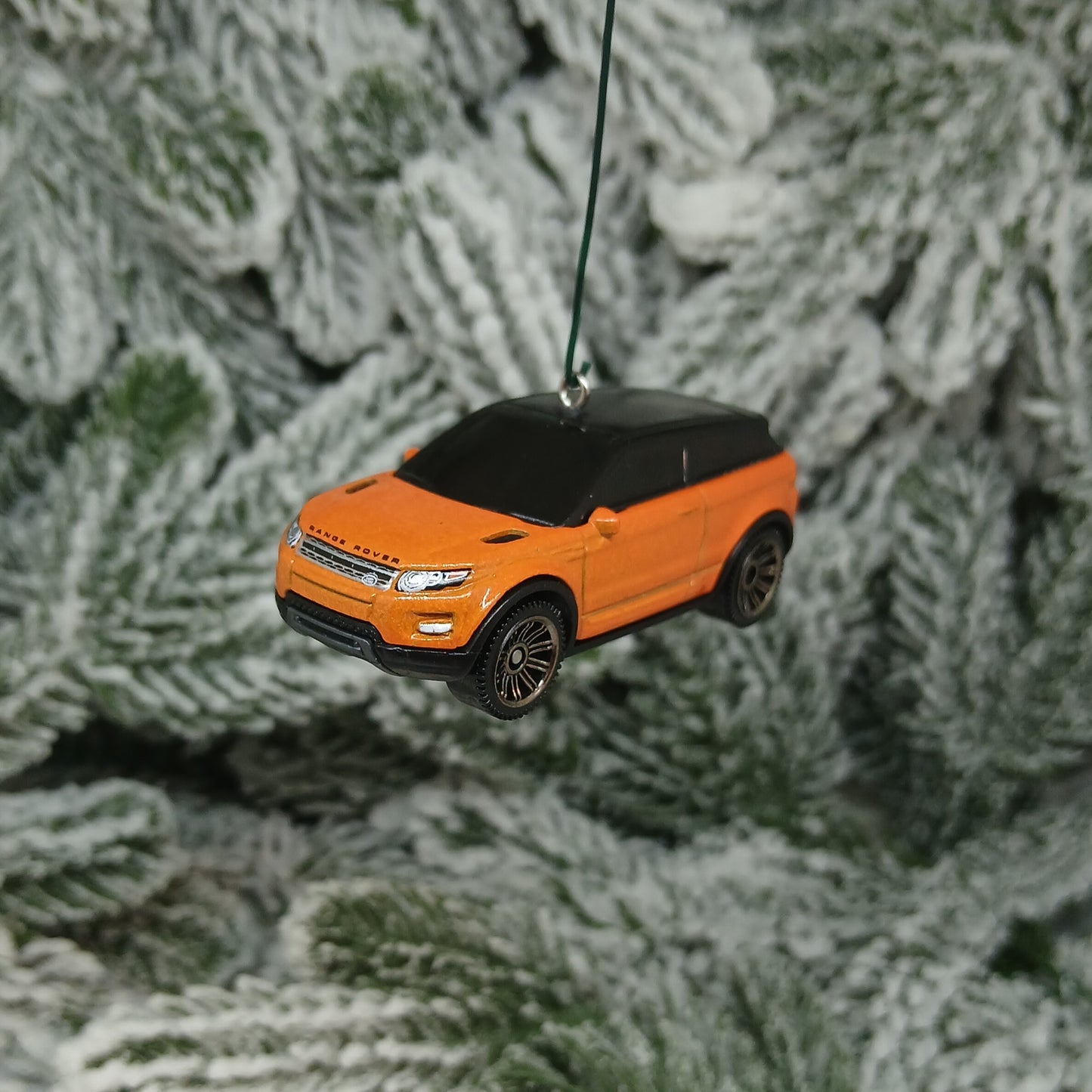 Range Rover 2015 Evoque Ornament Christmas Tree Gift SUV 2012-2018 Orange Red