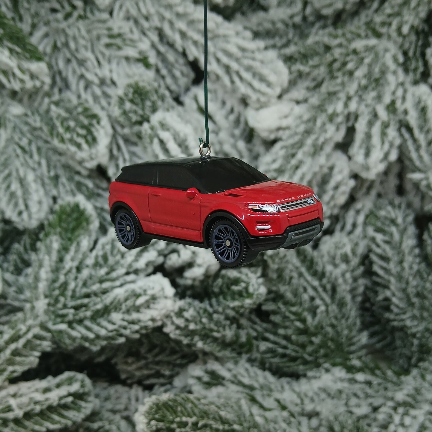 Range Rover 2015 Evoque Ornament Christmas Tree Gift SUV 2012-2018 Orange Red