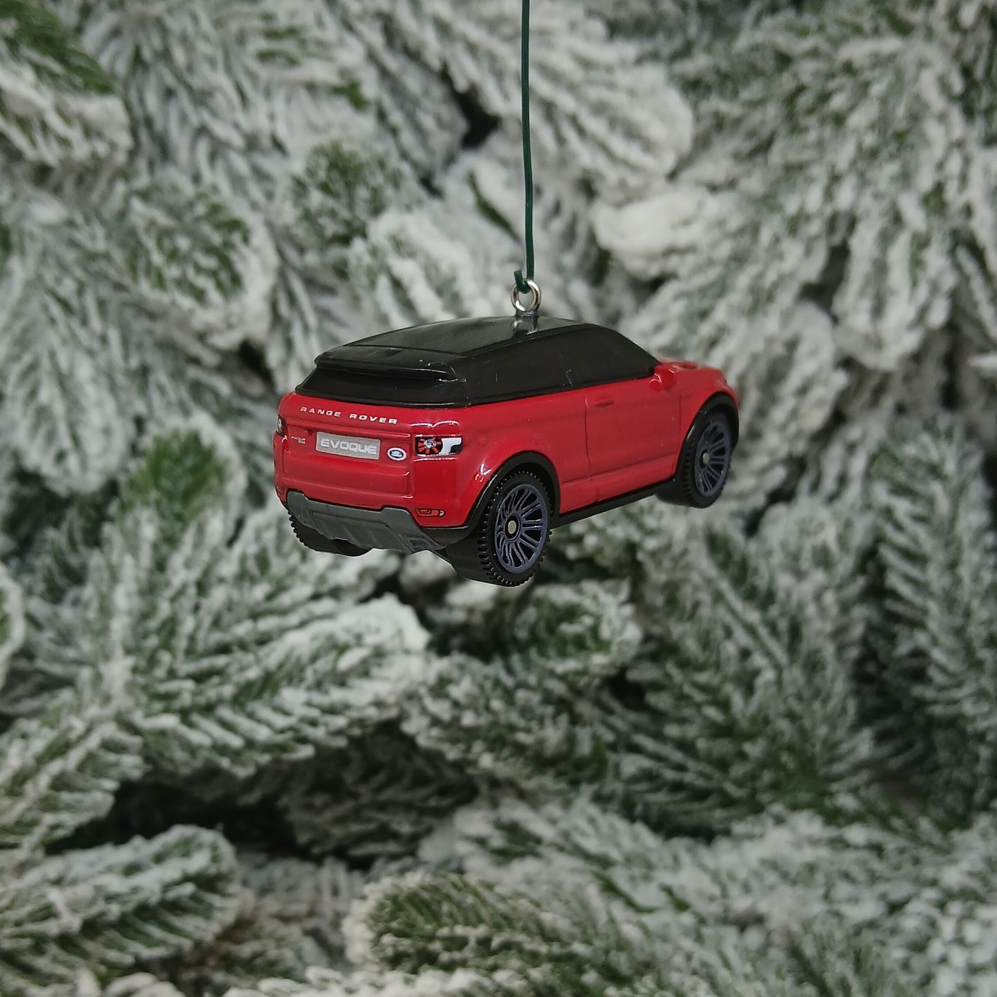 Range Rover 2015 Evoque Ornament Christmas Tree Gift SUV 2012-2018 Orange Red