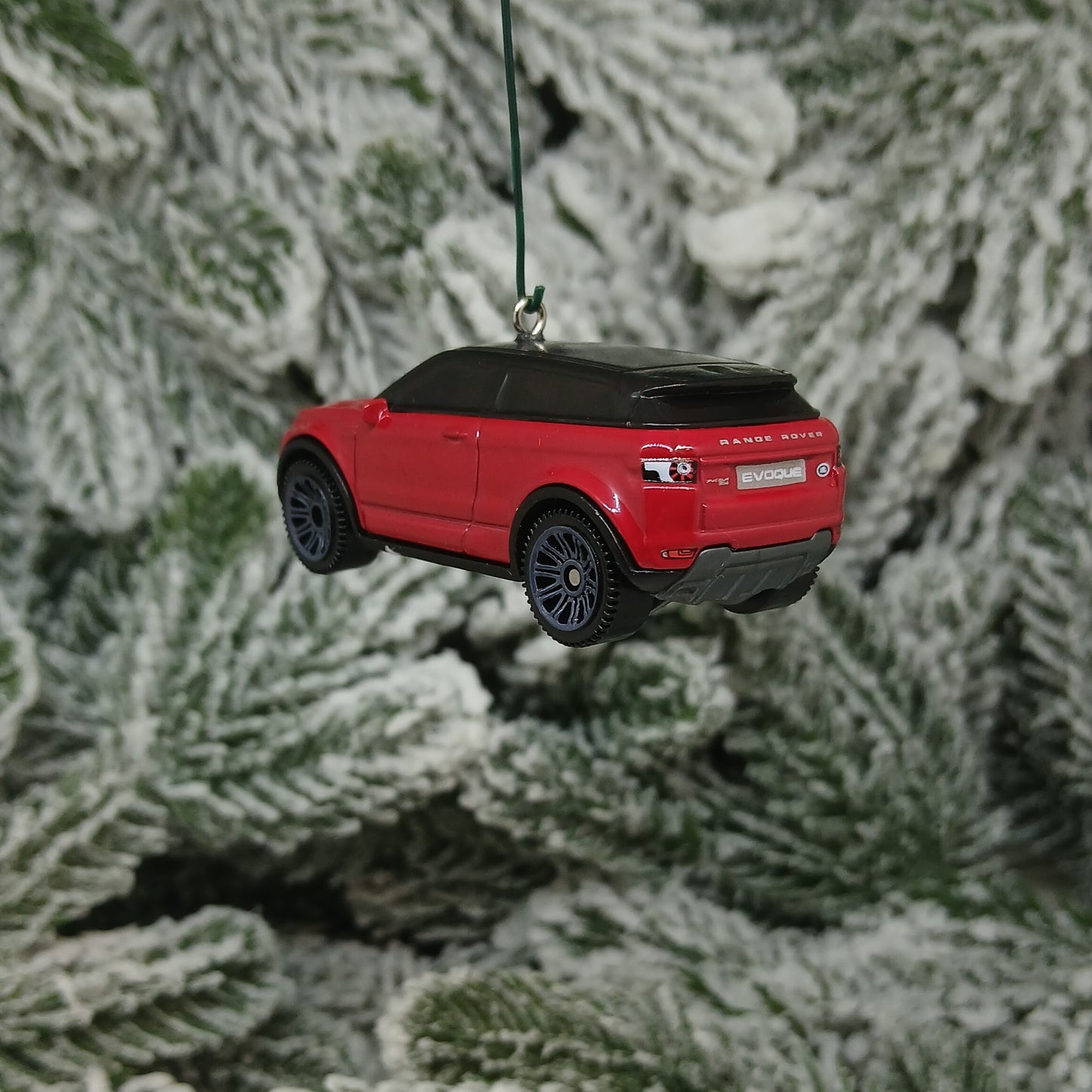 Range Rover 2015 Evoque Ornament Christmas Tree Gift SUV 2012-2018 Orange Red
