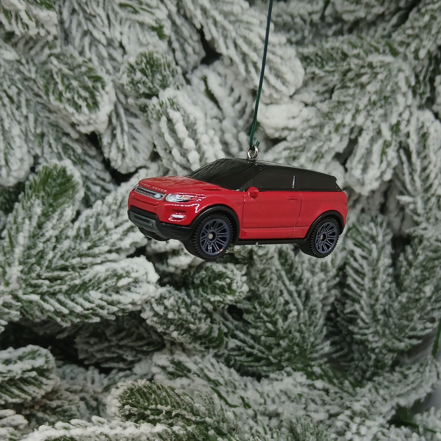 Range Rover 2015 Evoque Ornament Christmas Tree Gift SUV 2012-2018 Orange Red