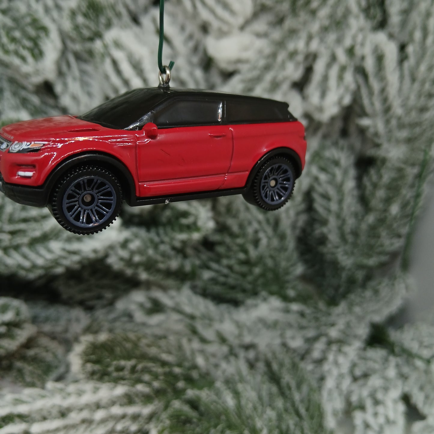 Range Rover 2015 Evoque Ornament Christmas Tree Gift SUV 2012-2018 Orange Red