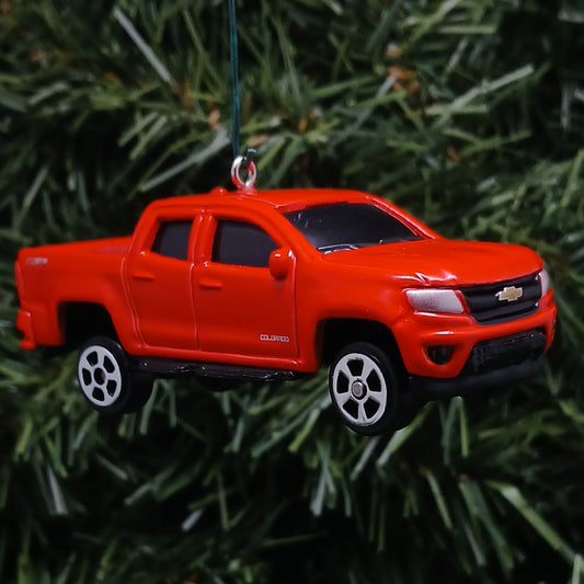 Chevy Colorado Ornament 2015-2020 Christmas Tree Decoration Chevrolet Truck Unique Gift Red