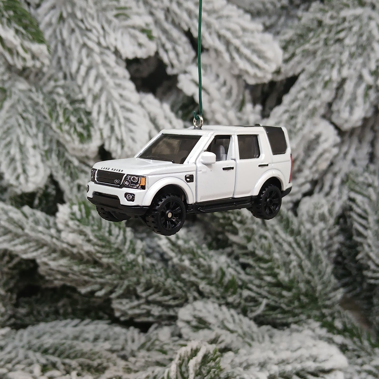 LAND ROVER Ornament 2016 LR4 Christmas Tree Decoration Unique Xmas Gift Idea 4x4 SUV White