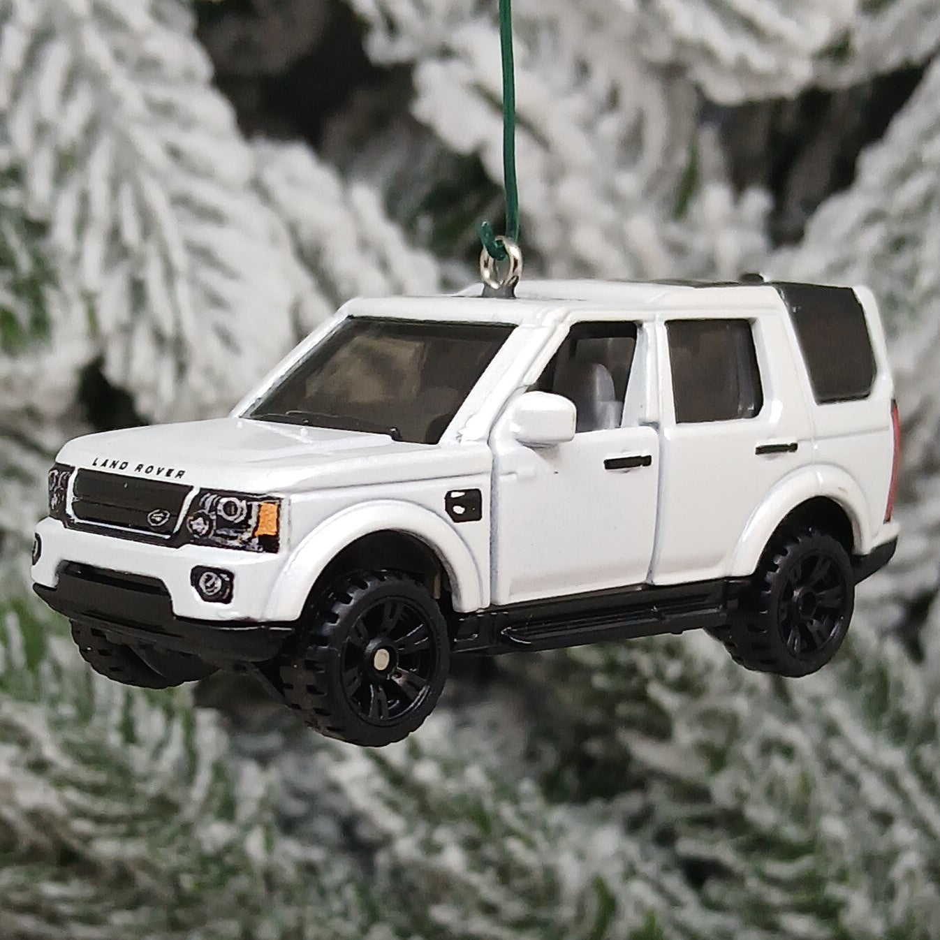 LAND ROVER Ornament 2016 LR4 Christmas Tree Decoration Unique Xmas Gift Idea 4x4 SUV White