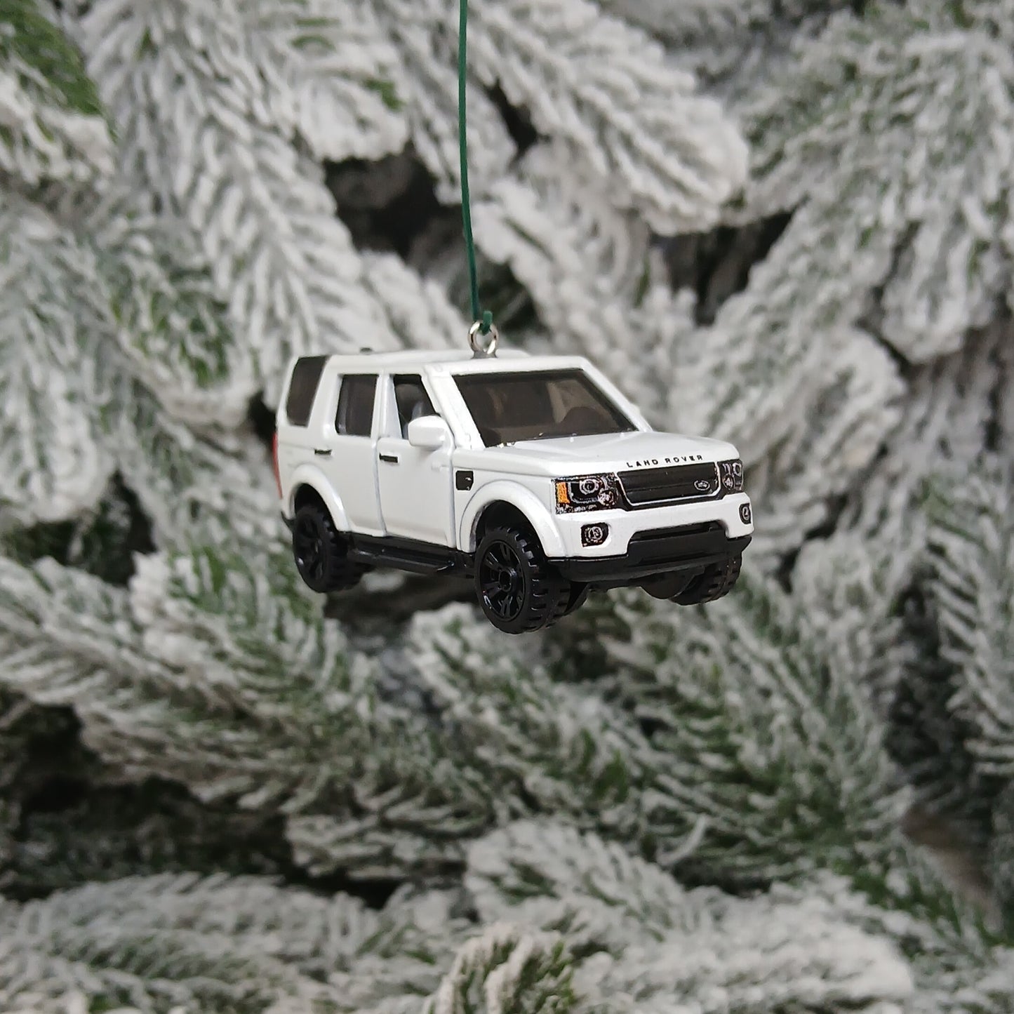 LAND ROVER Ornament 2016 LR4 Christmas Tree Decoration Unique Xmas Gift Idea 4x4 SUV White