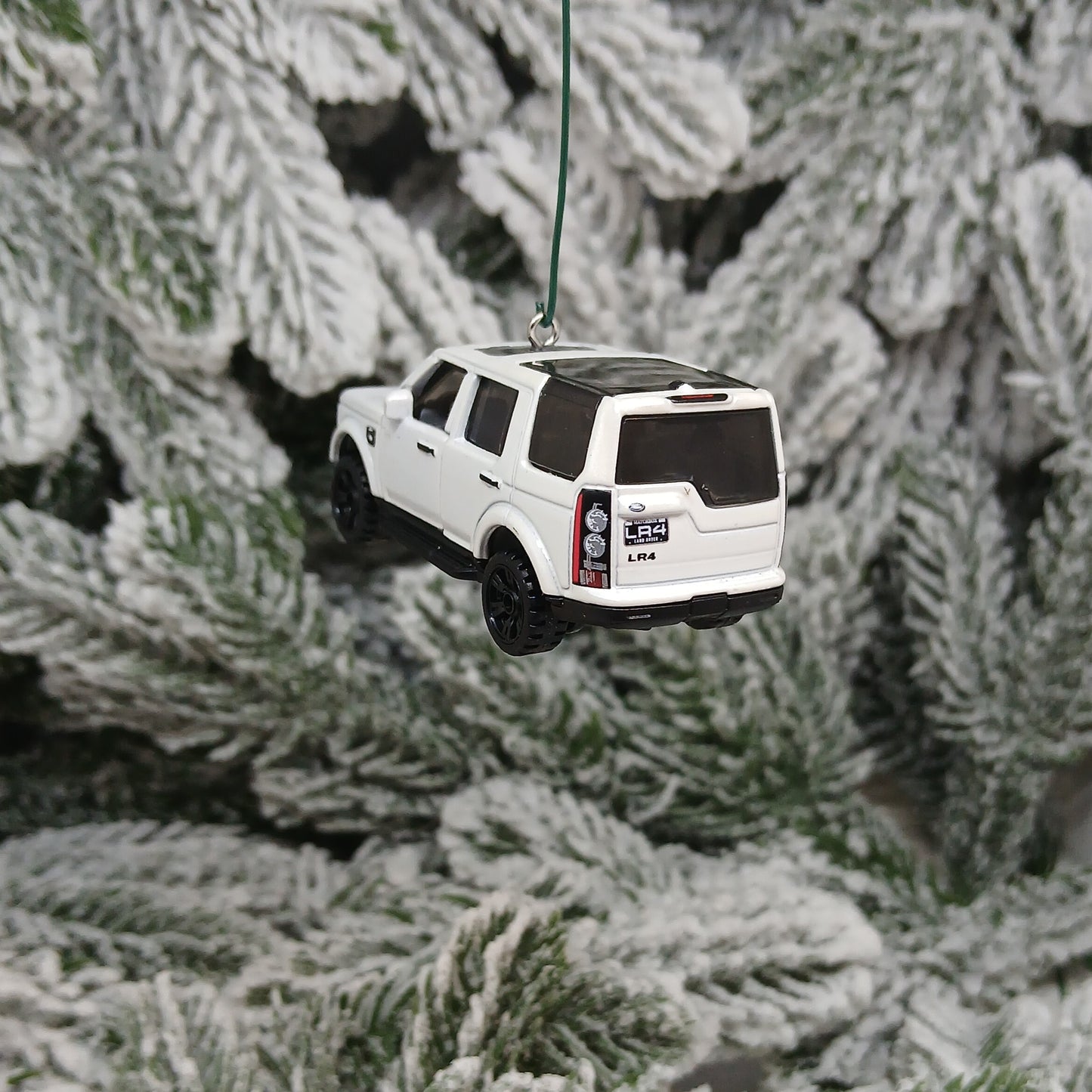 LAND ROVER Ornament 2016 LR4 Christmas Tree Decoration Unique Xmas Gift Idea 4x4 SUV White