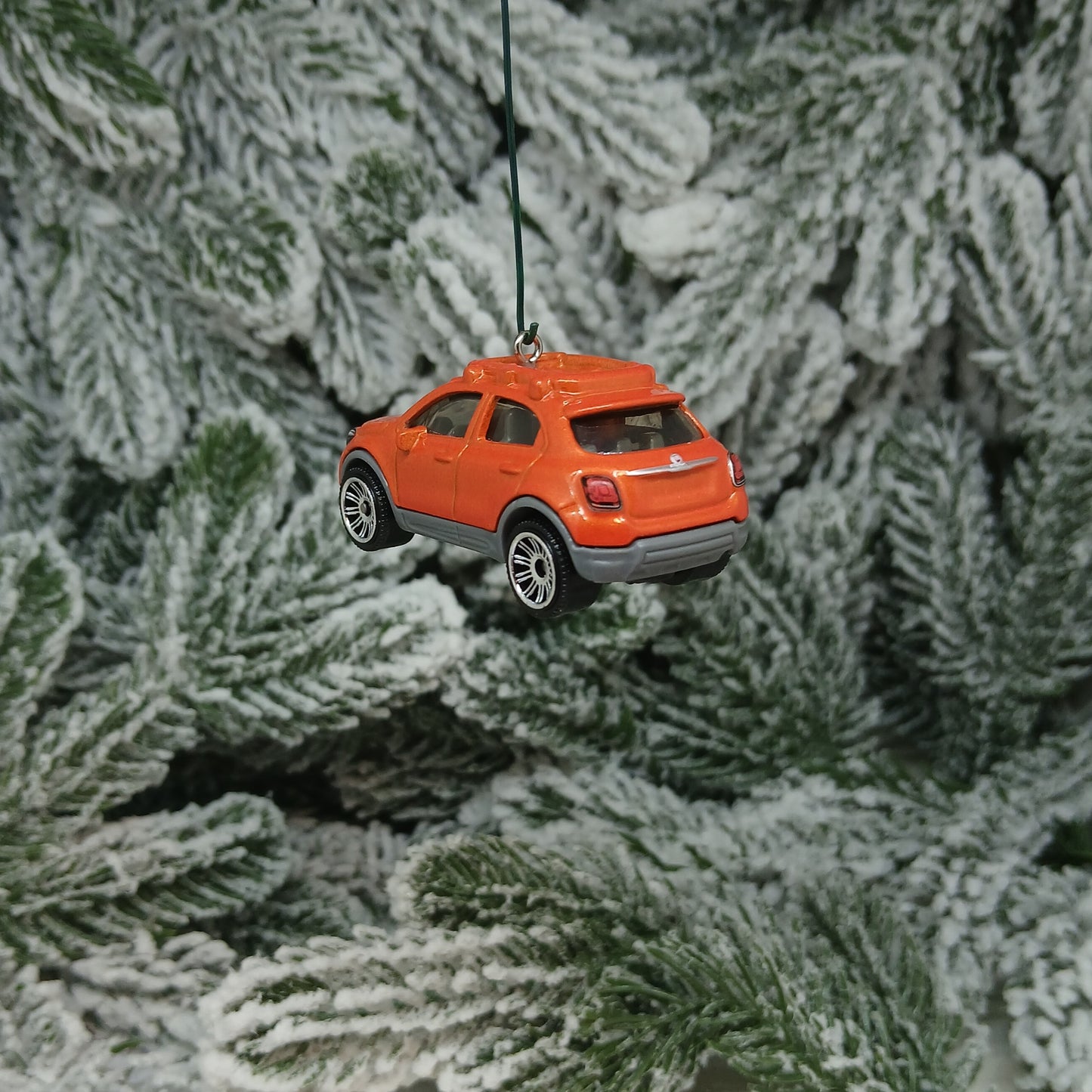 Fiat 2016 500X Ornament Christmas Gift Xmas Tree Decoration Blue White Orange